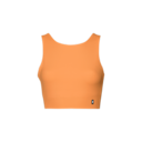 Core 2-in-1 Crop Shirt in Tangerine