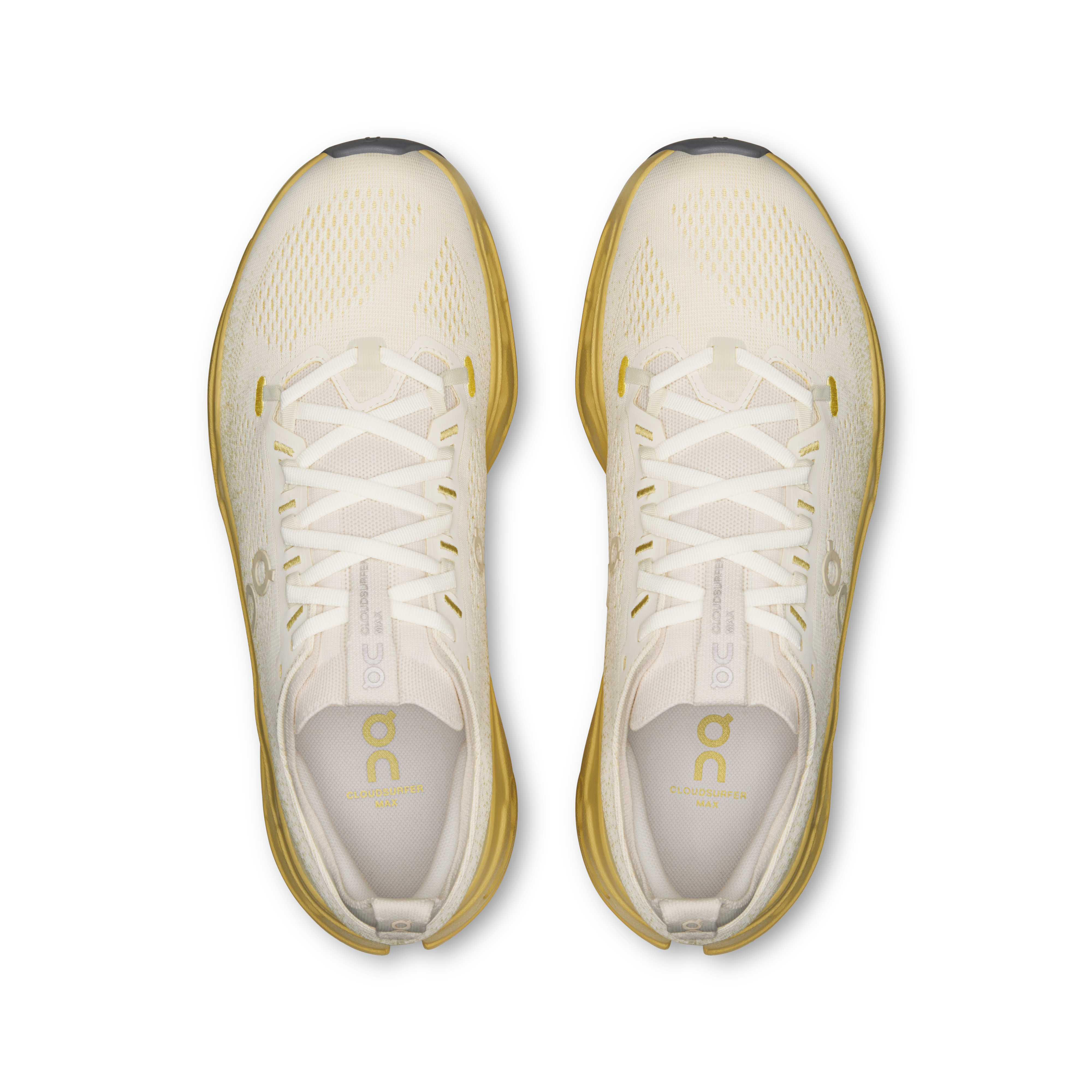 On Cloudsurfer Max Ivory & Dijon Homme Running sur route Chaussures