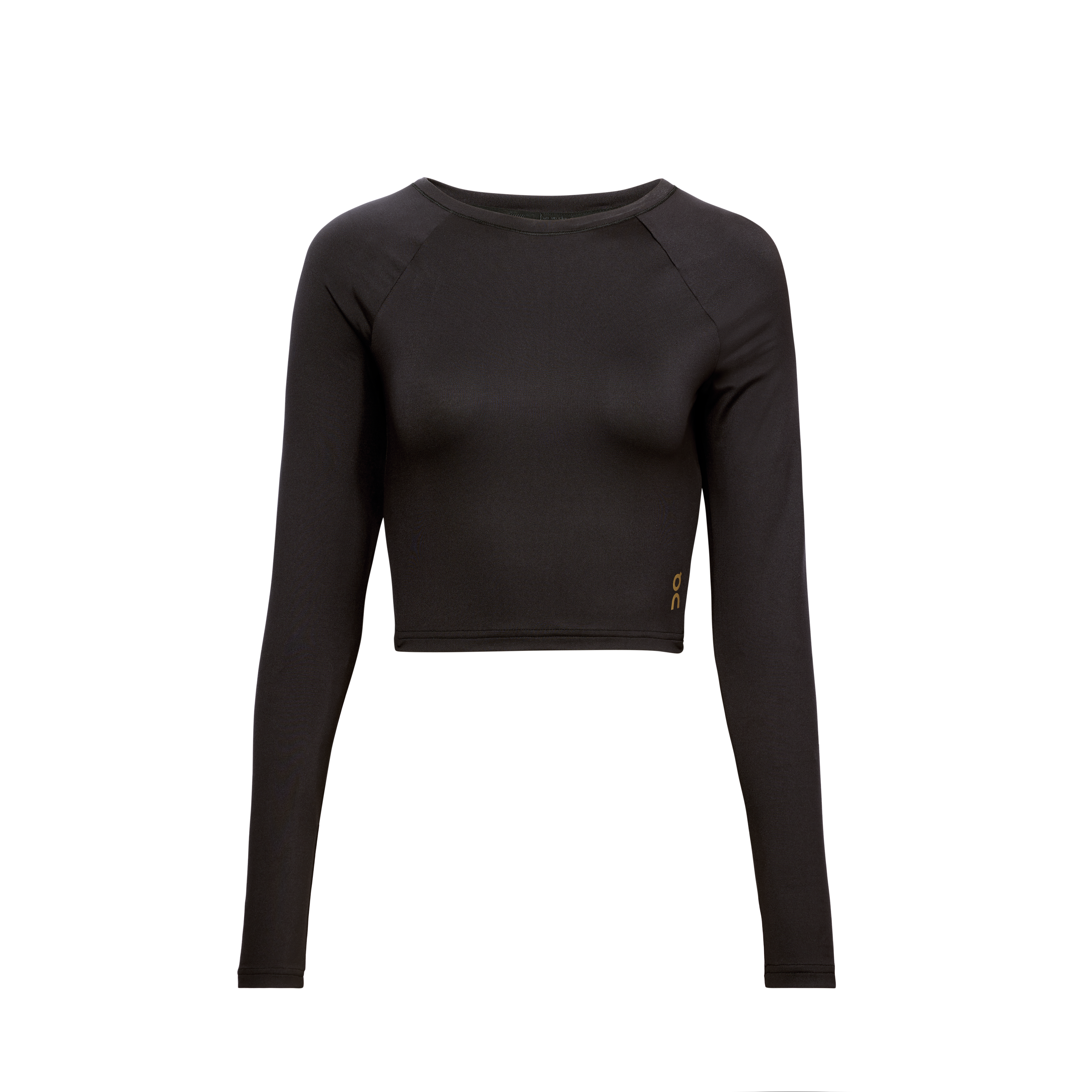 Studio Long-T Crop Long-Sleeve Shirt in Black