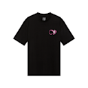 Club-T Graphic Short-Sleeve Shirt in Black/Raspberry