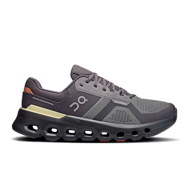 Cloudrunner 2 Road Running Shoe in Rock/Tangerine