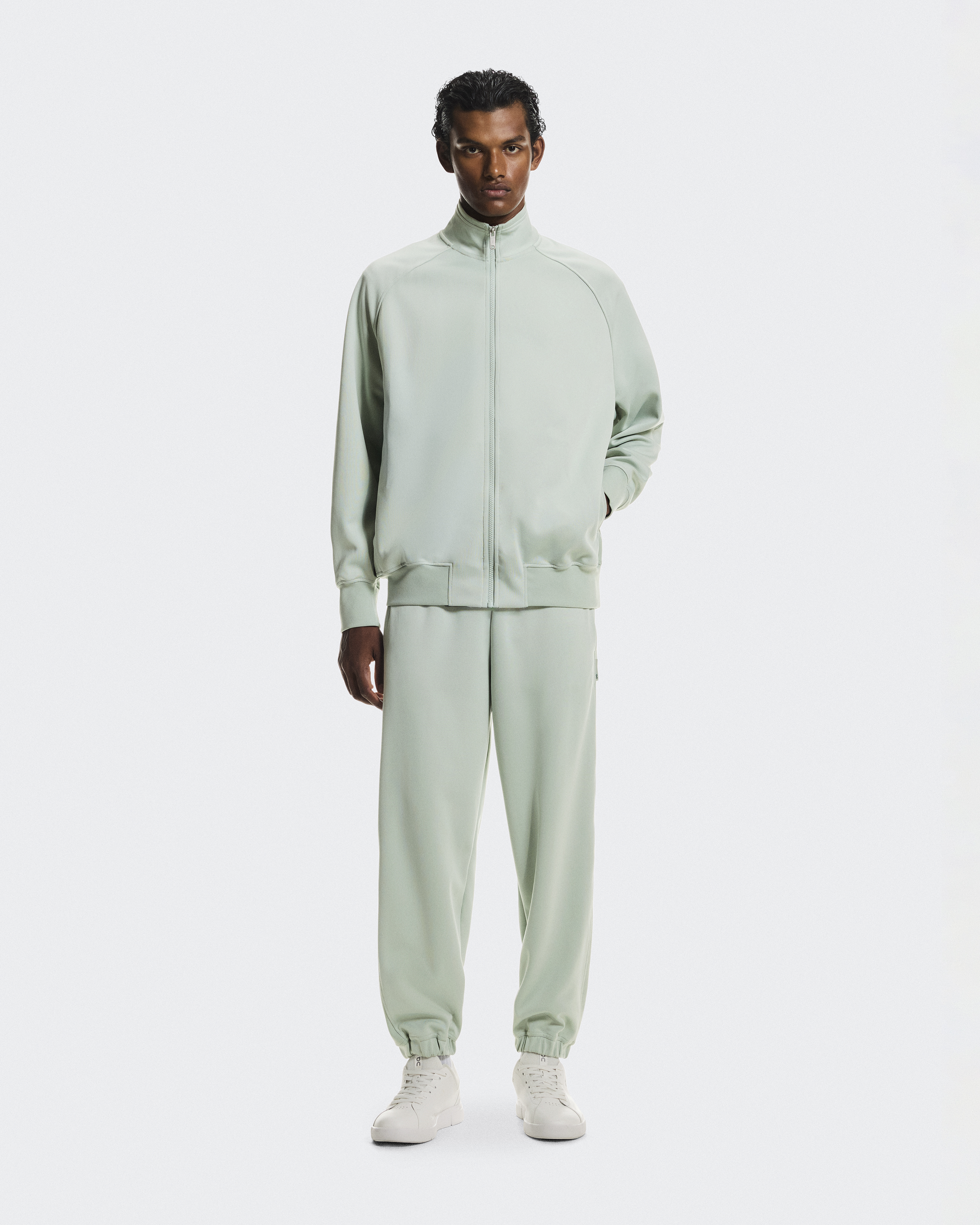 Courtside Full-Zip Jacket in Mineral