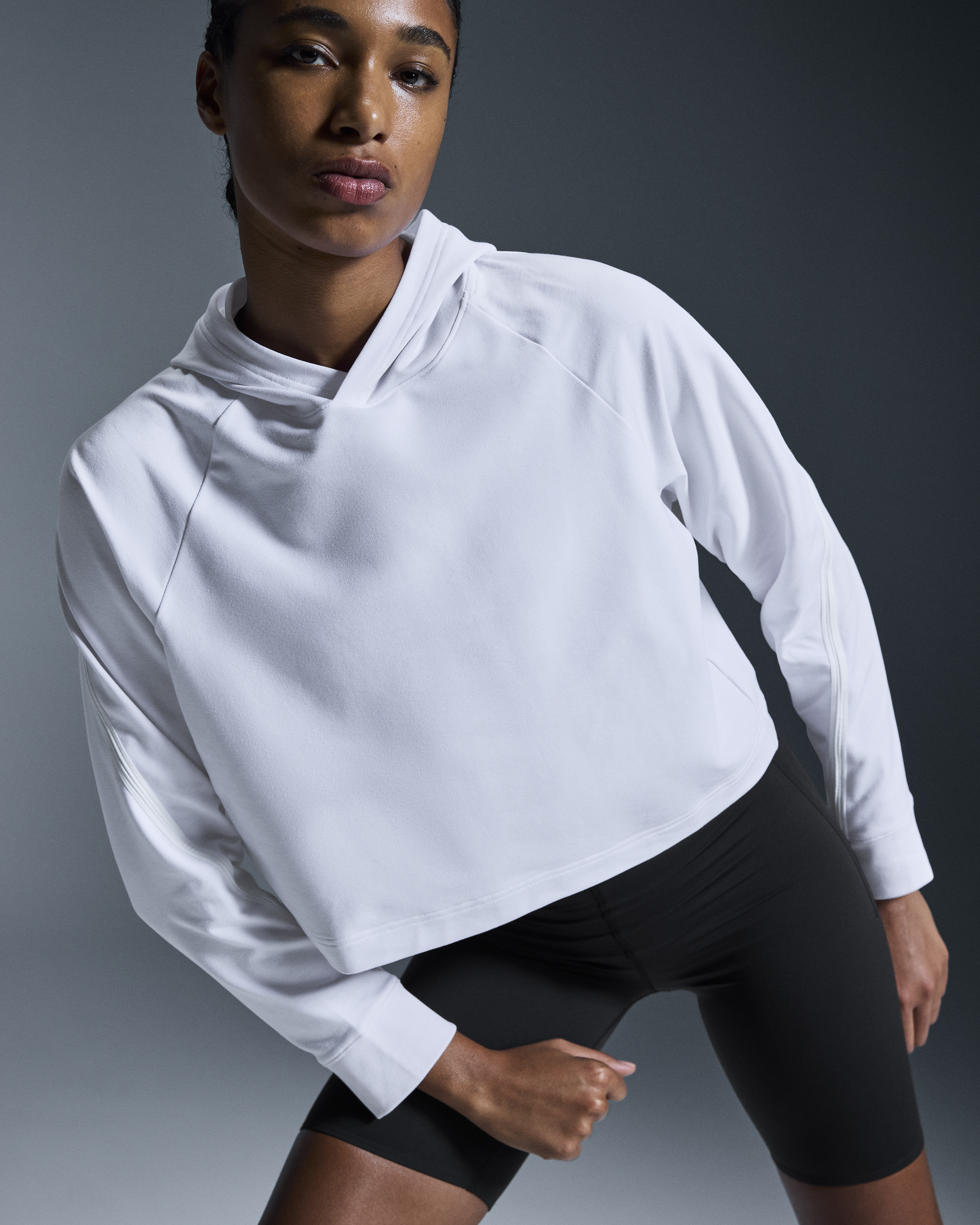 トップス comme si studio Hoodie Set Top (White) Women's Studio Hoodie | White | On United States