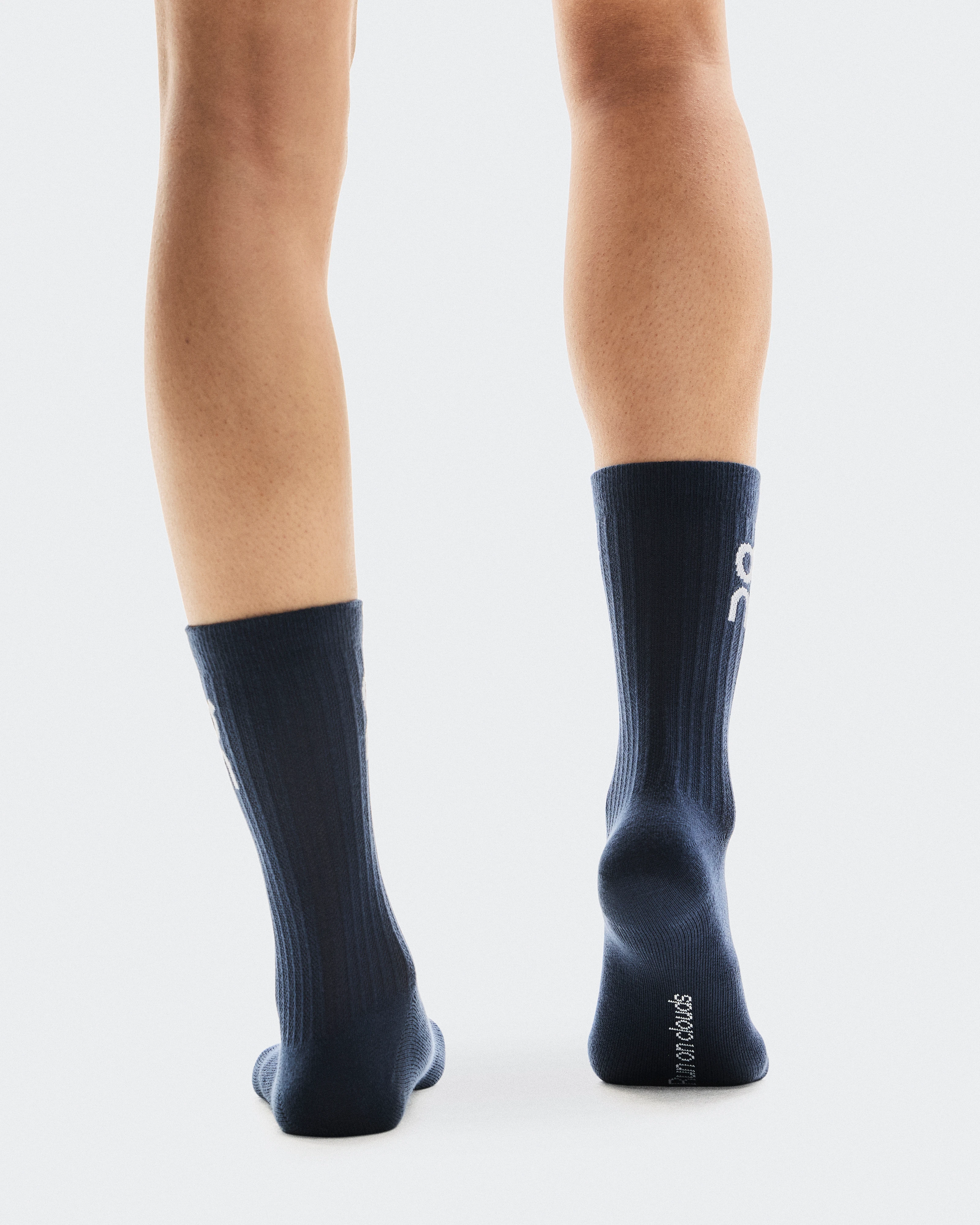On Logo Sock High 3P Navy Unisex Socks