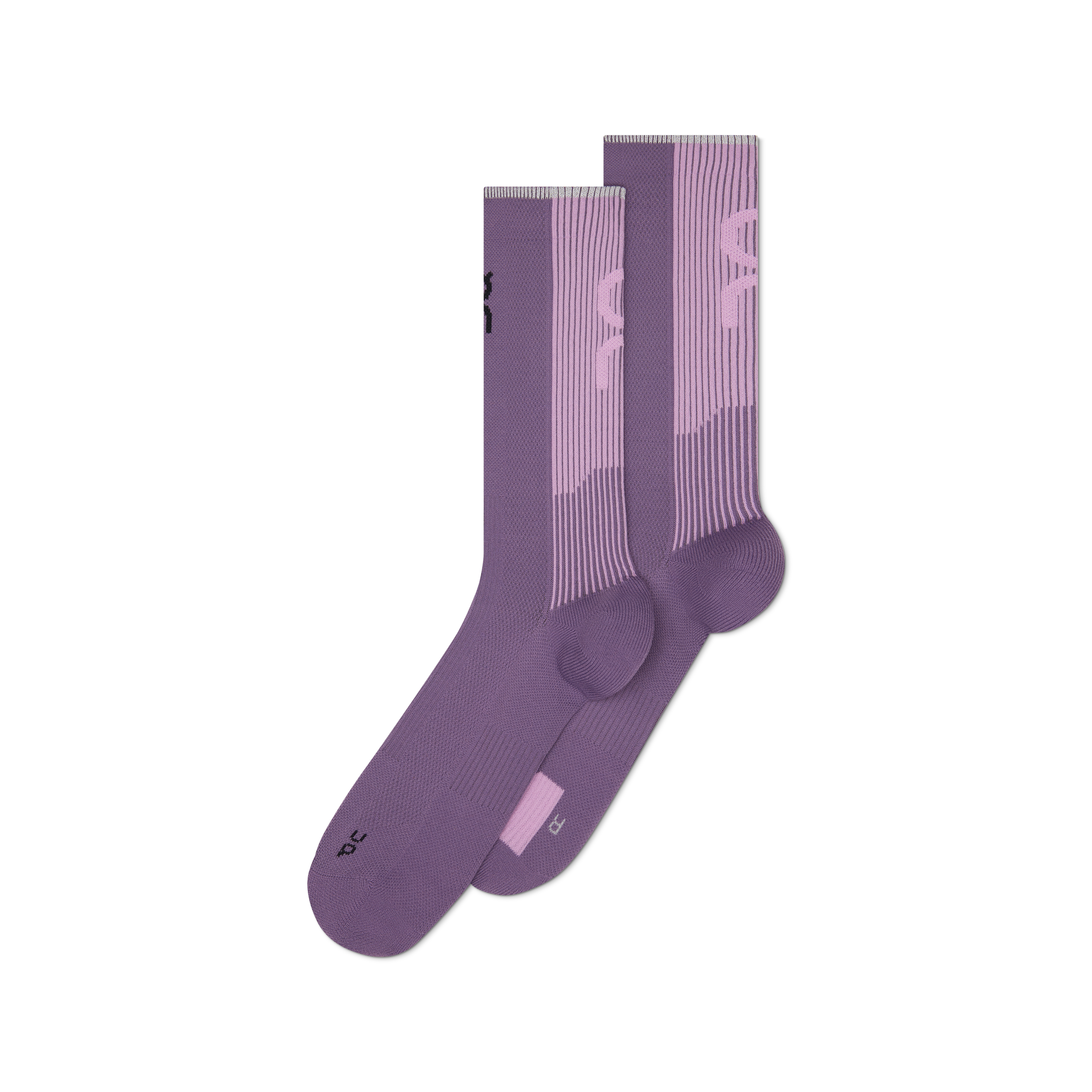 Performance Run Sock High in Dewberry/Sakura