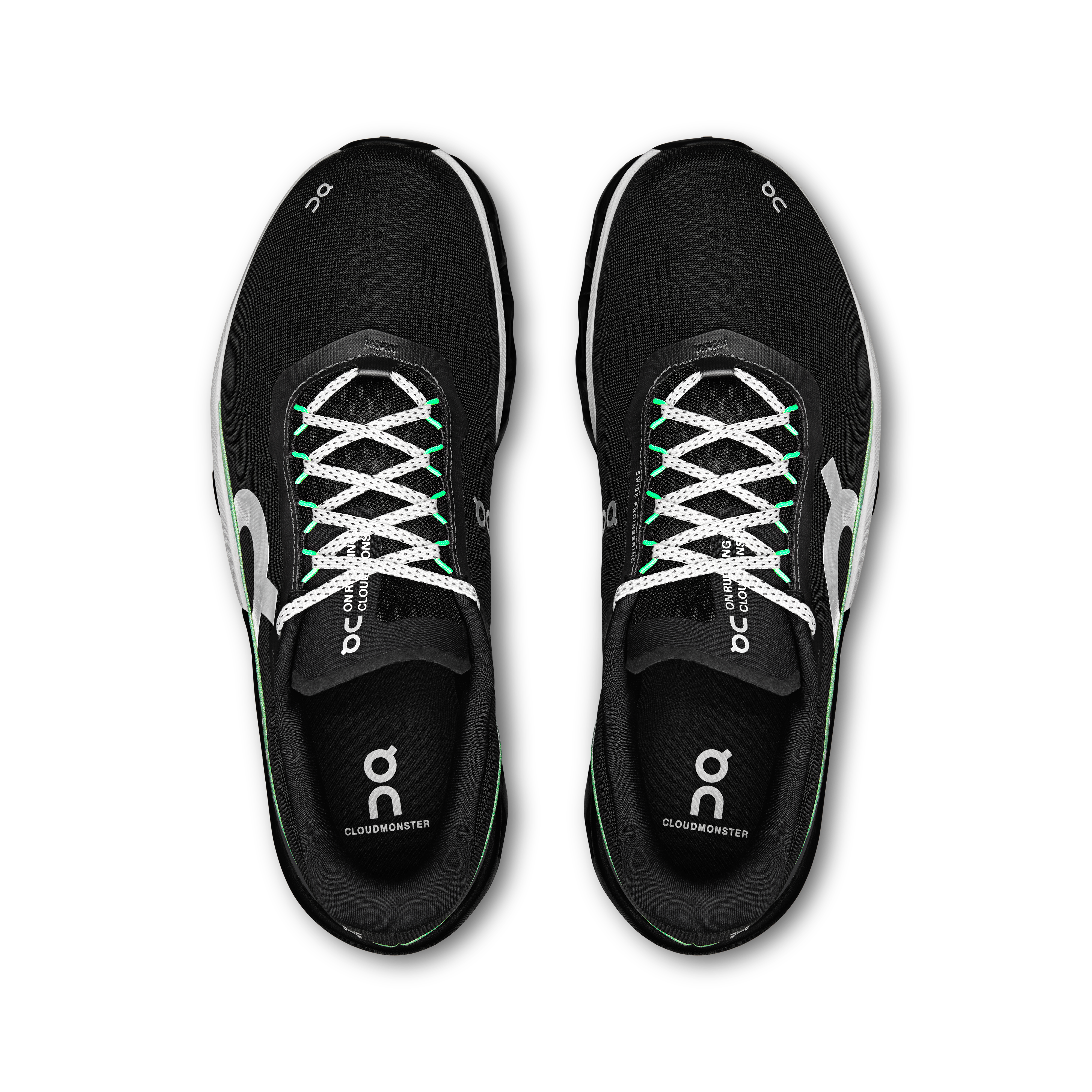 On Cloudmonster 2 Black & Glacier Men Road running Shoes
