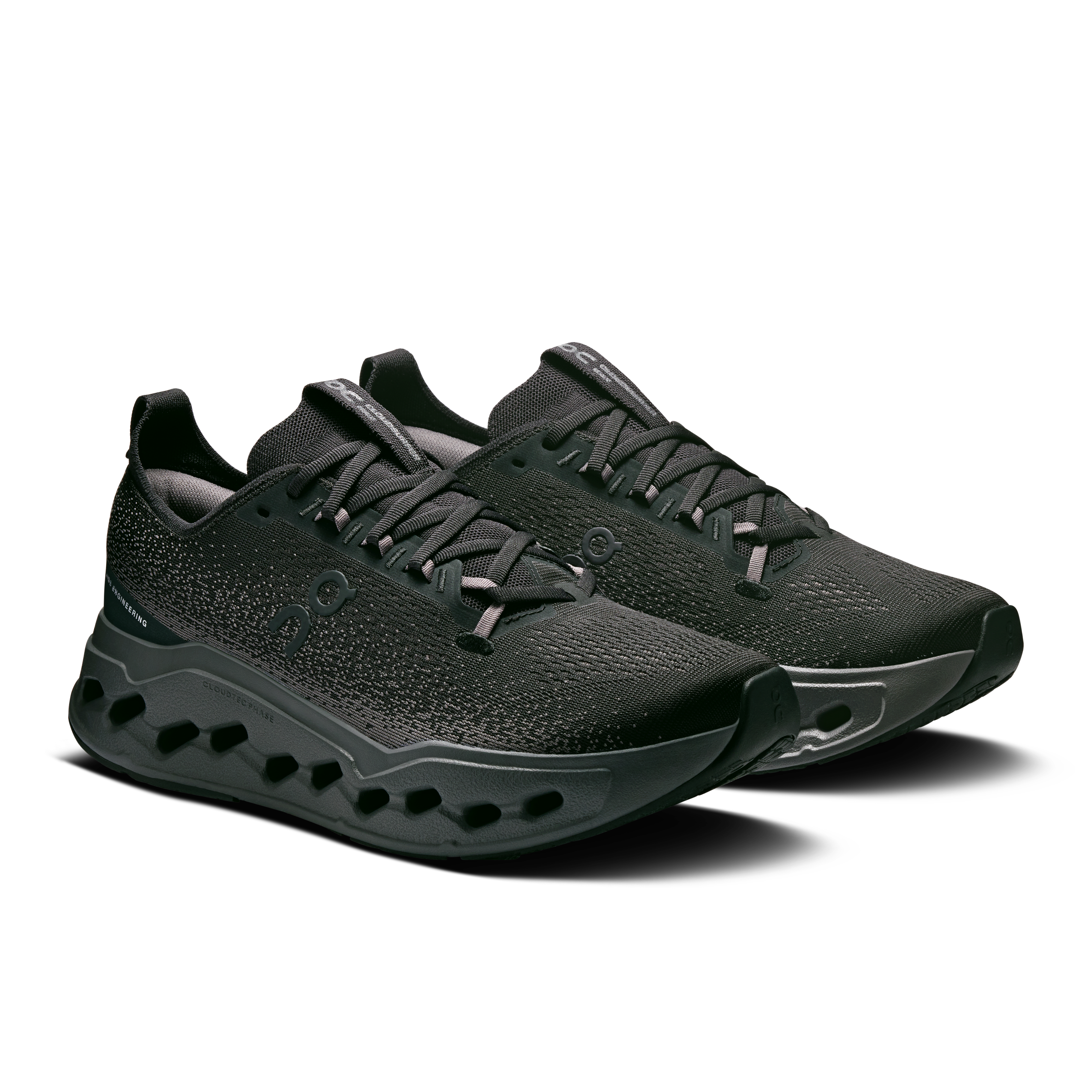 On Cloudsurfer Max Black & Eclipse Men Road running Shoes
