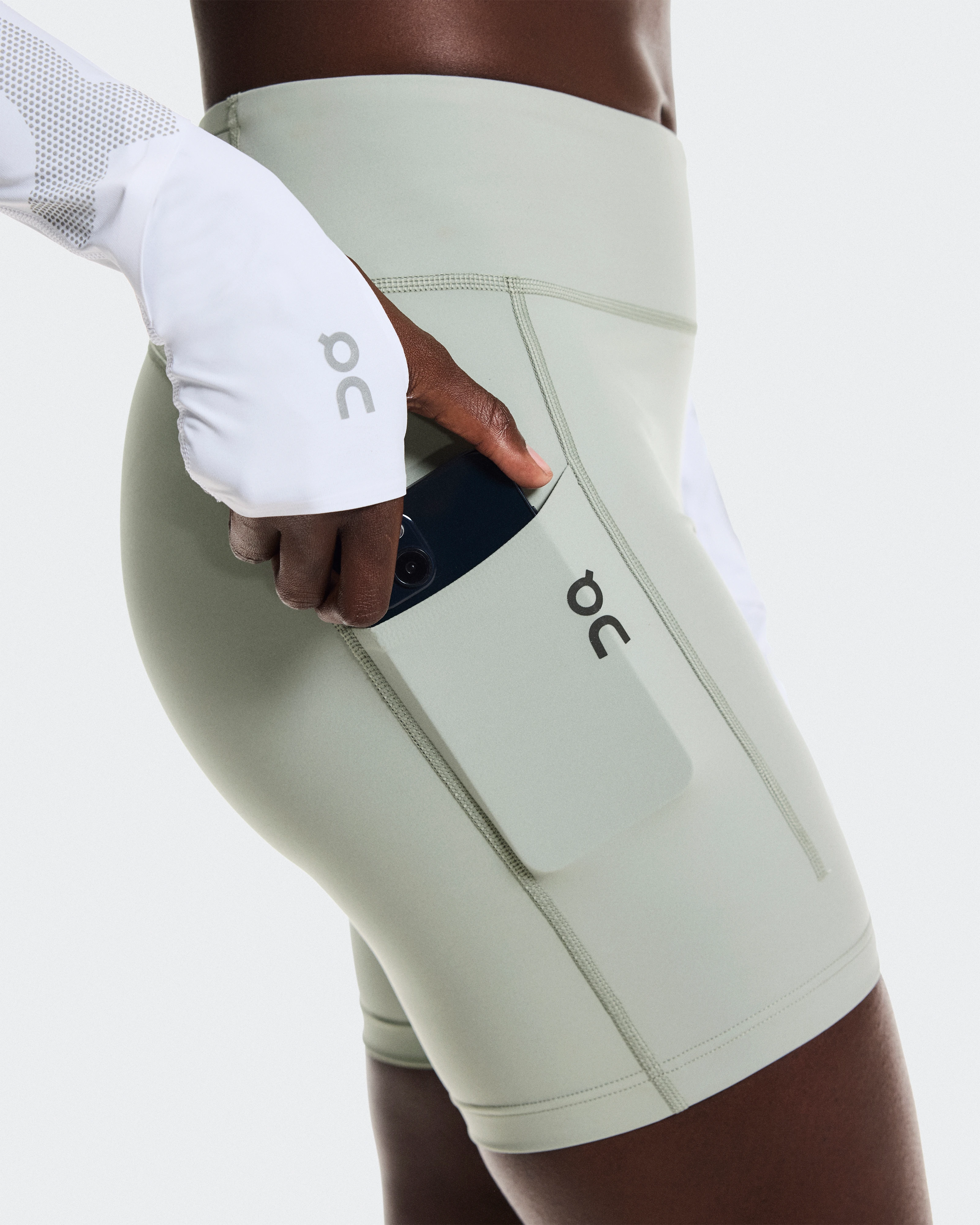 On Performance Tights Short Tin Women Tights