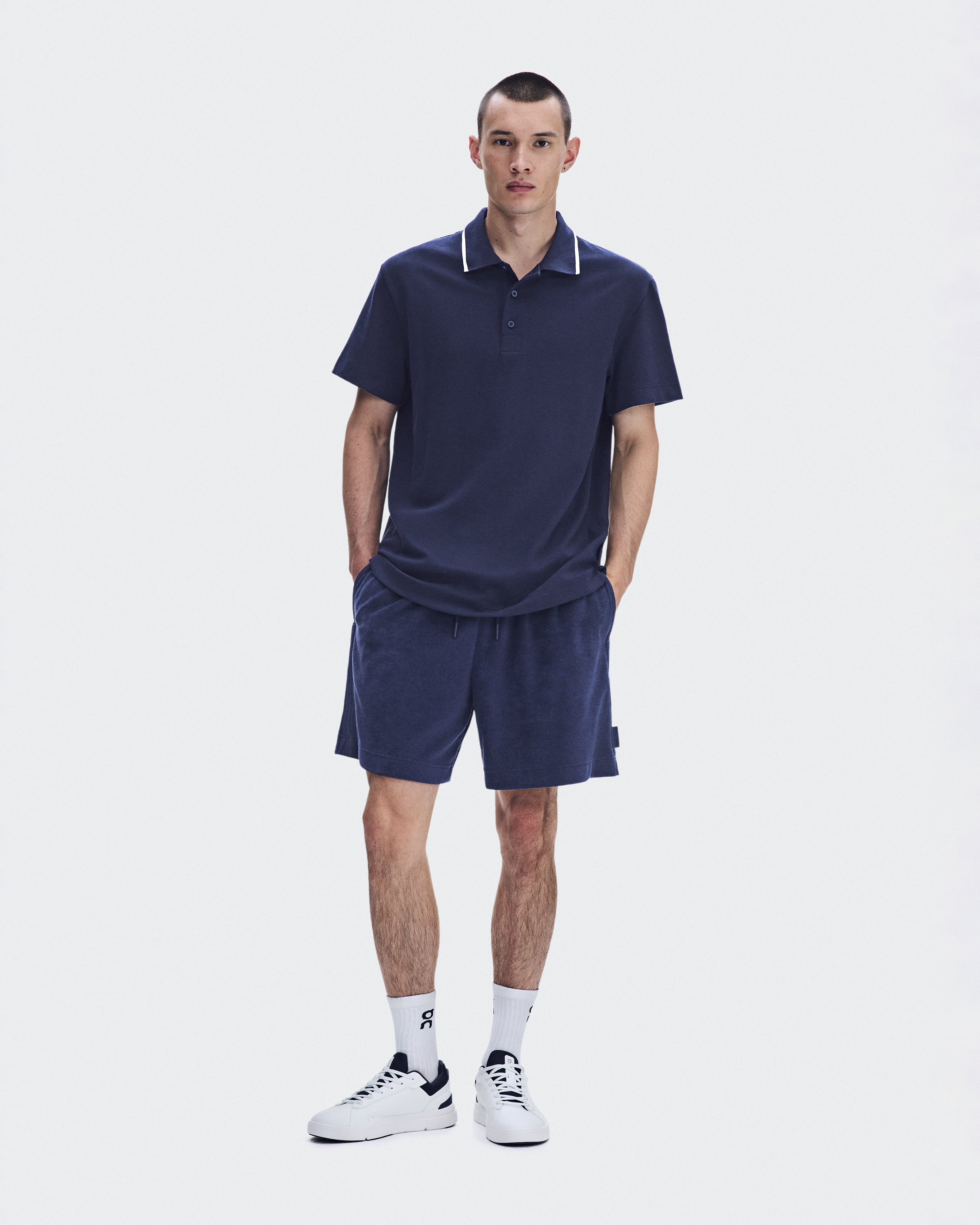 Men's Courtside Polo | Blue | On Spain