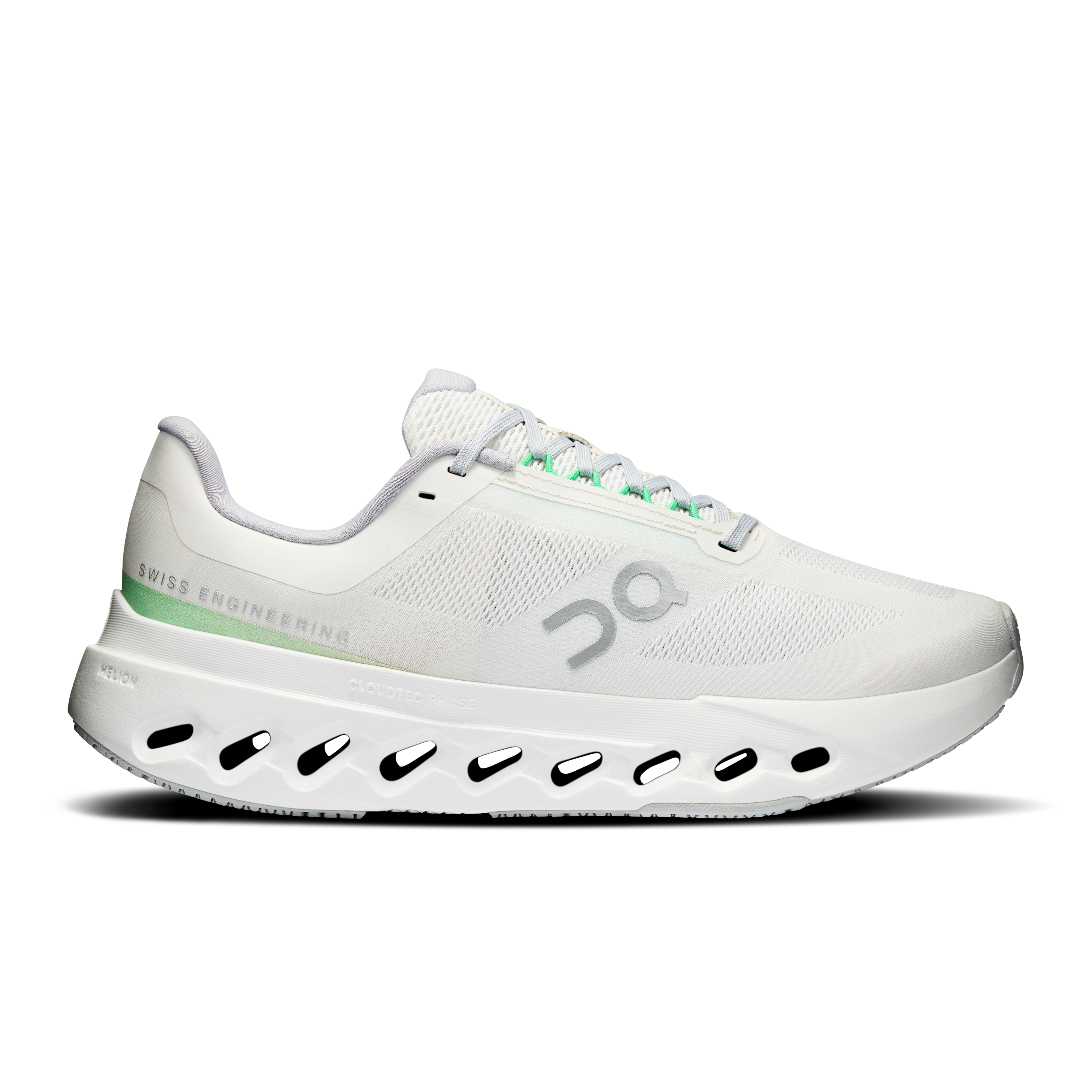 On Cloudsurfer Next Wide Beige White Women Women – Road running, CloudTec Phase™, long distance runs Shoes