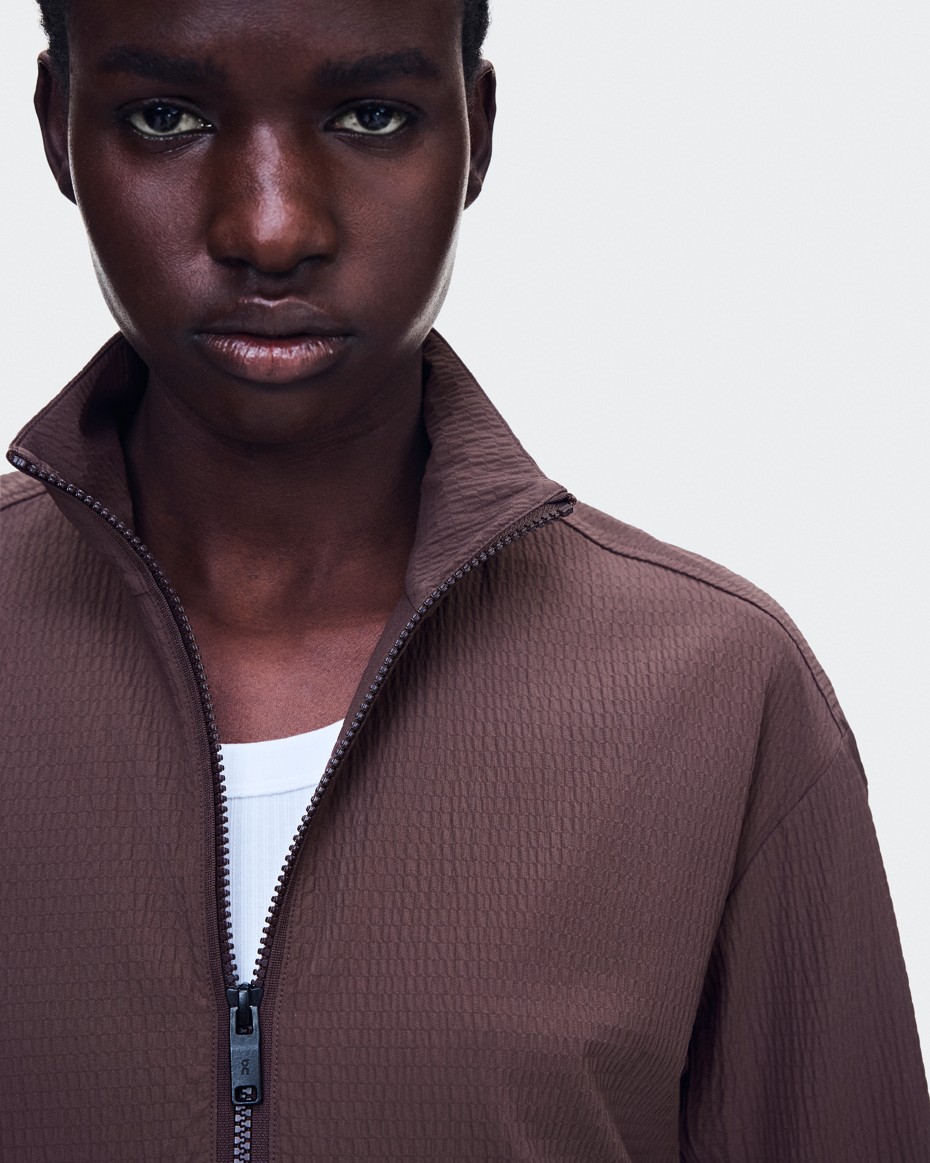 On Courtside 1/2 Zip Eaze Mulberry Women Hoodies and sweatshirts