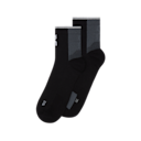 Elite Run Sock Mid in Black/Magnet