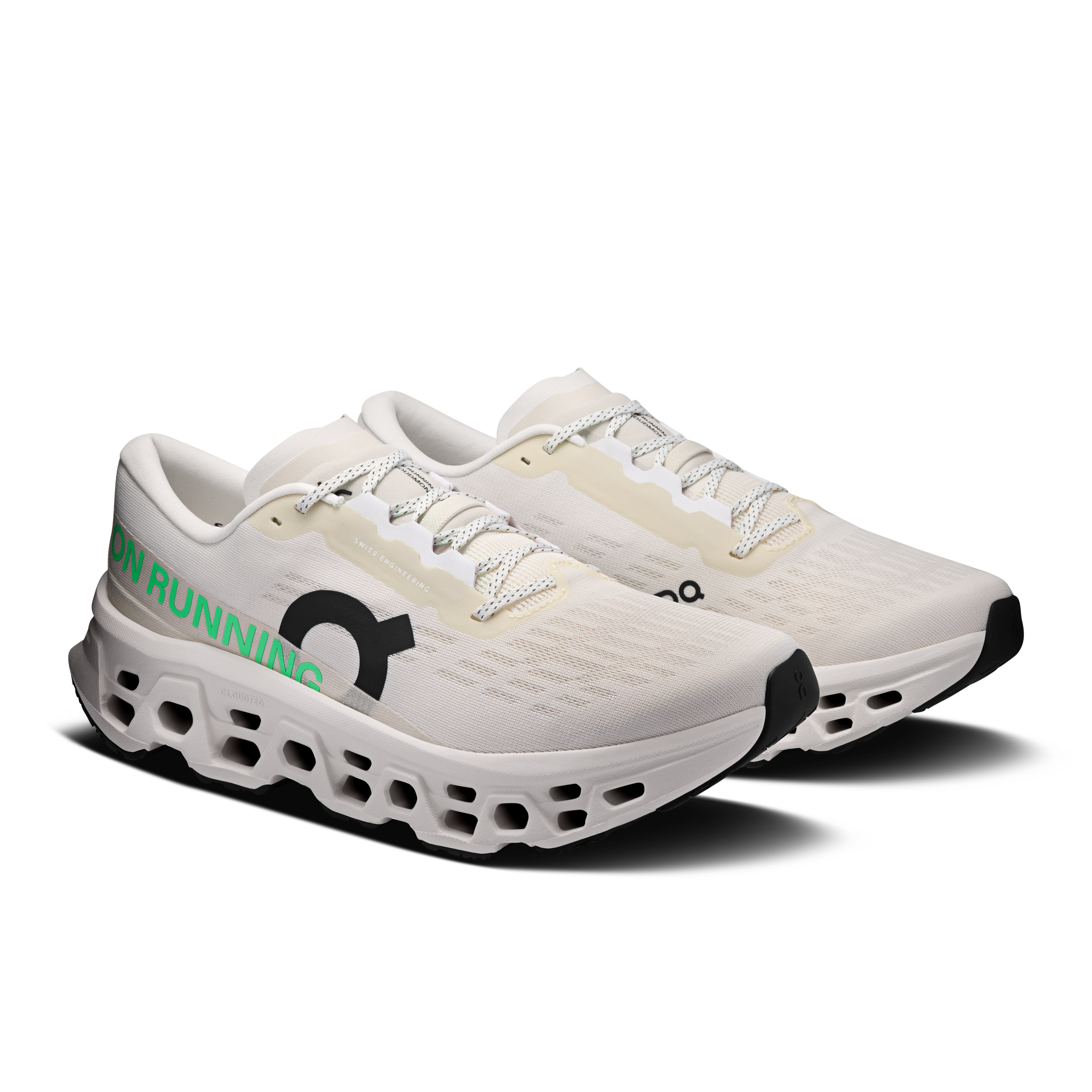 On Cloudmonster 3 Ivory & Ivory Men Road running Shoes