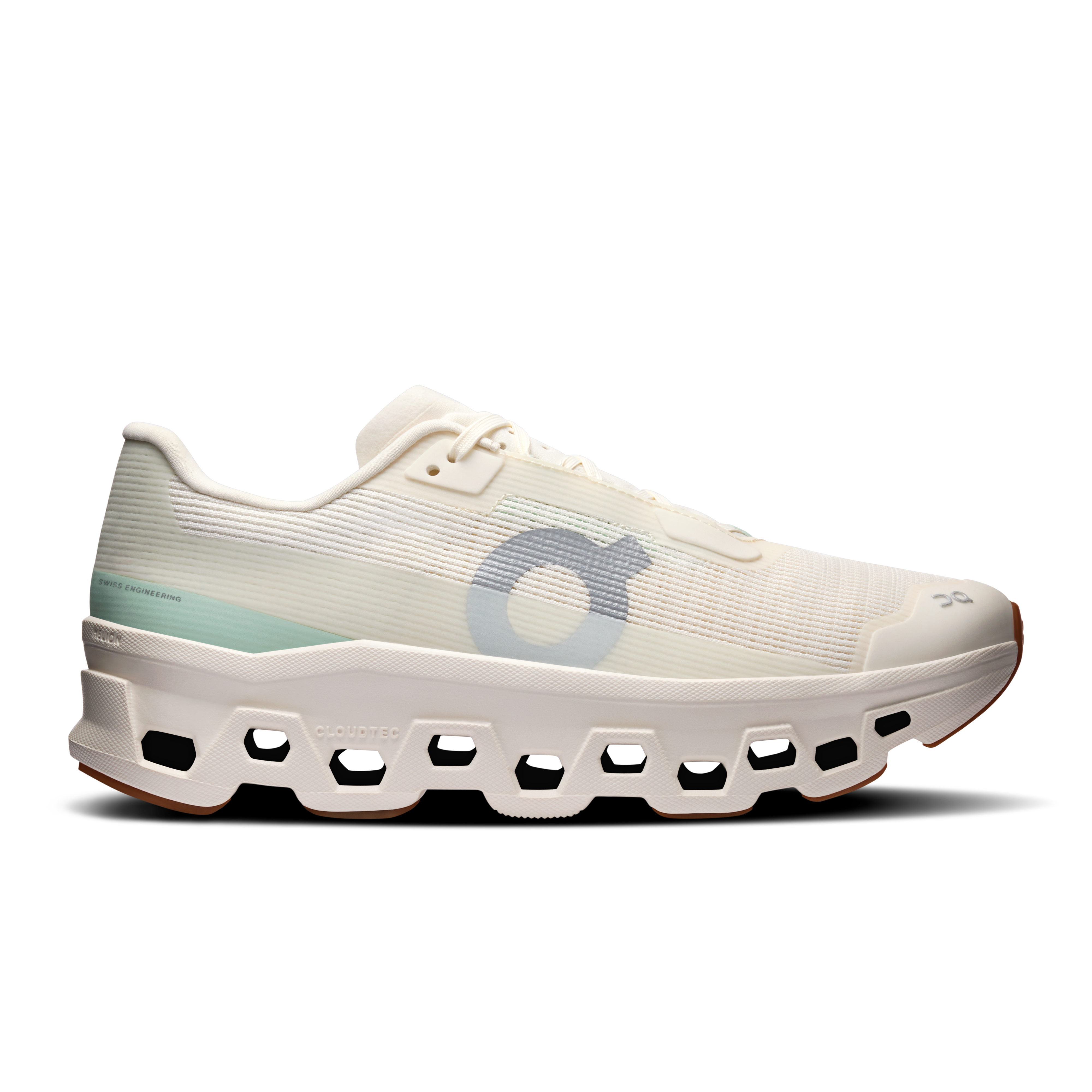 On Cloudmonster Void Ivory & Ivory Women – All day movement, CloudTec®, Helion™ superfoam Shoes