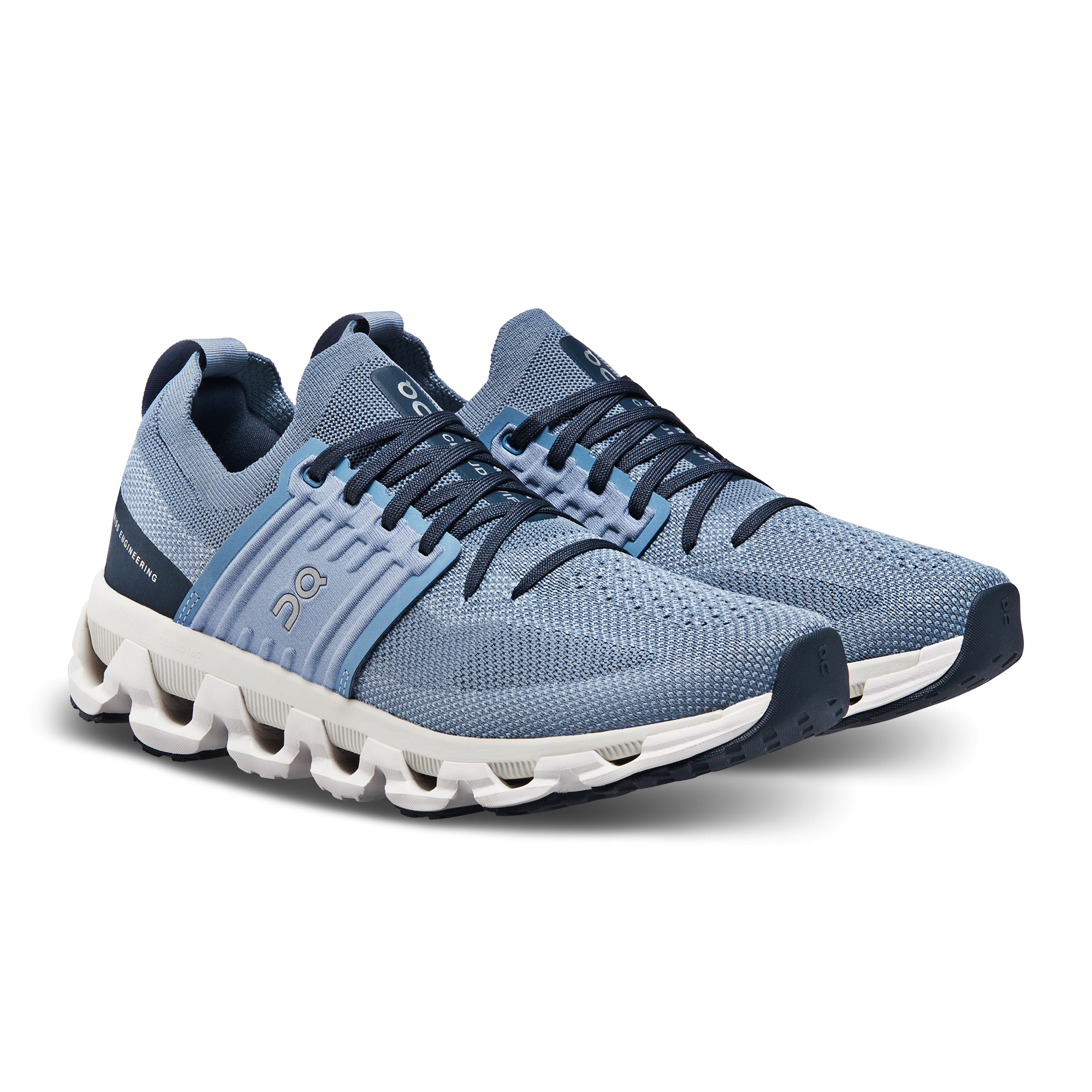 On Cloudswift 3 Metal & White Women Road running Shoes