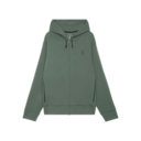 Focus Tech Zip Hoodie in Olive