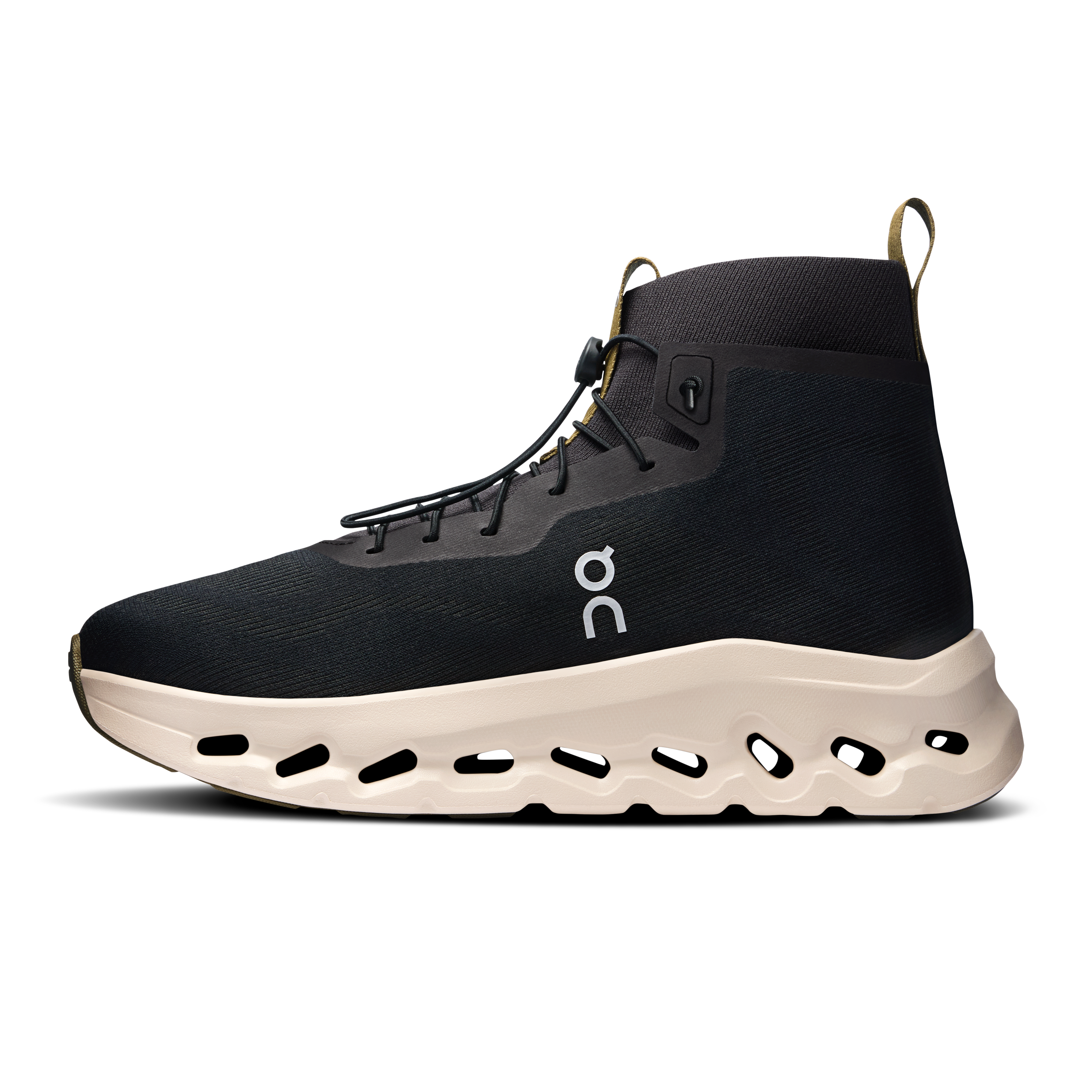 On Cloudtilt Hi LOEWE Black & Oatmeal | Olive Herren Aktiver Lebensstil Schuhe