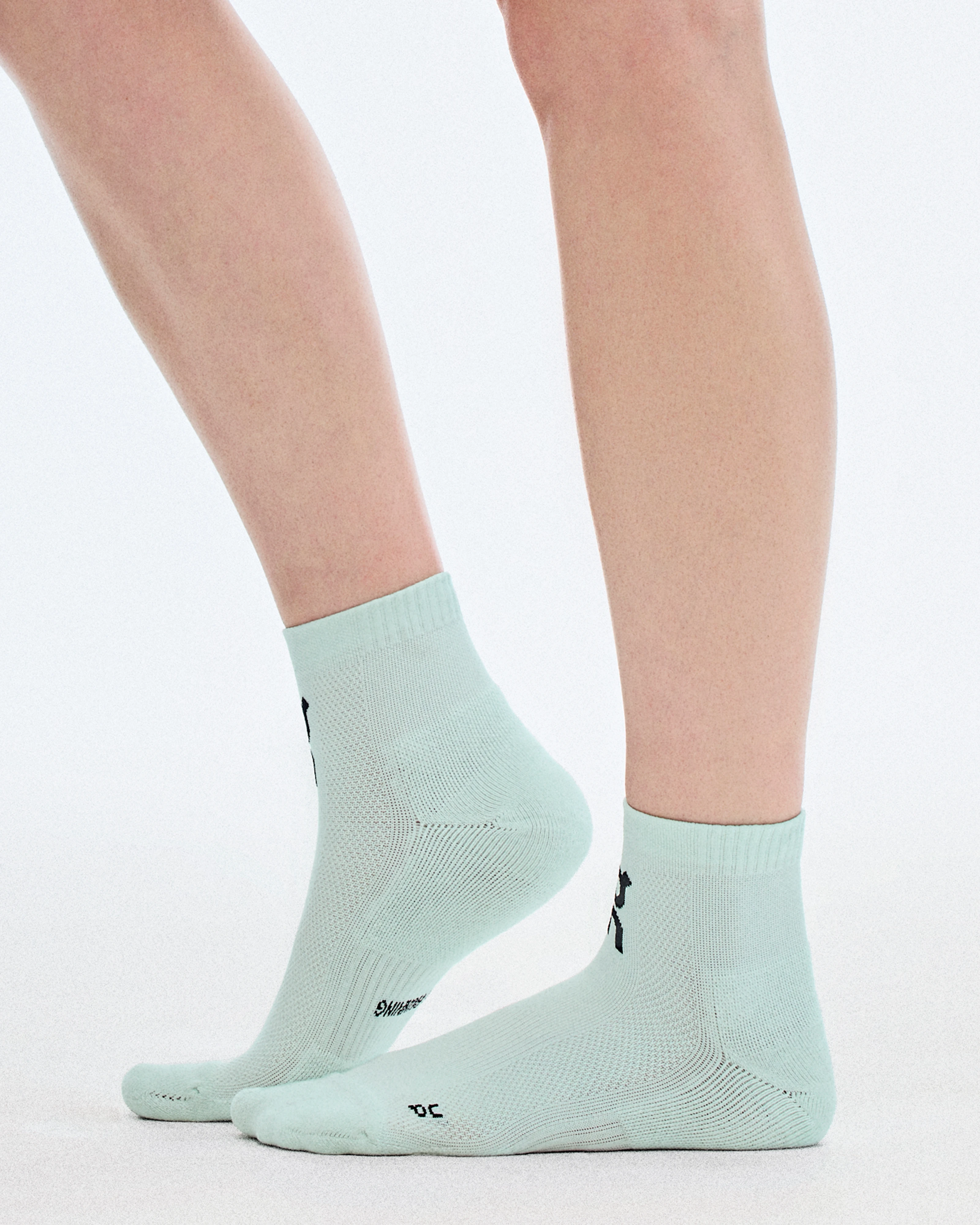 On Core Run Sock Low 2P Flurry & Wash Unisex Calcetines