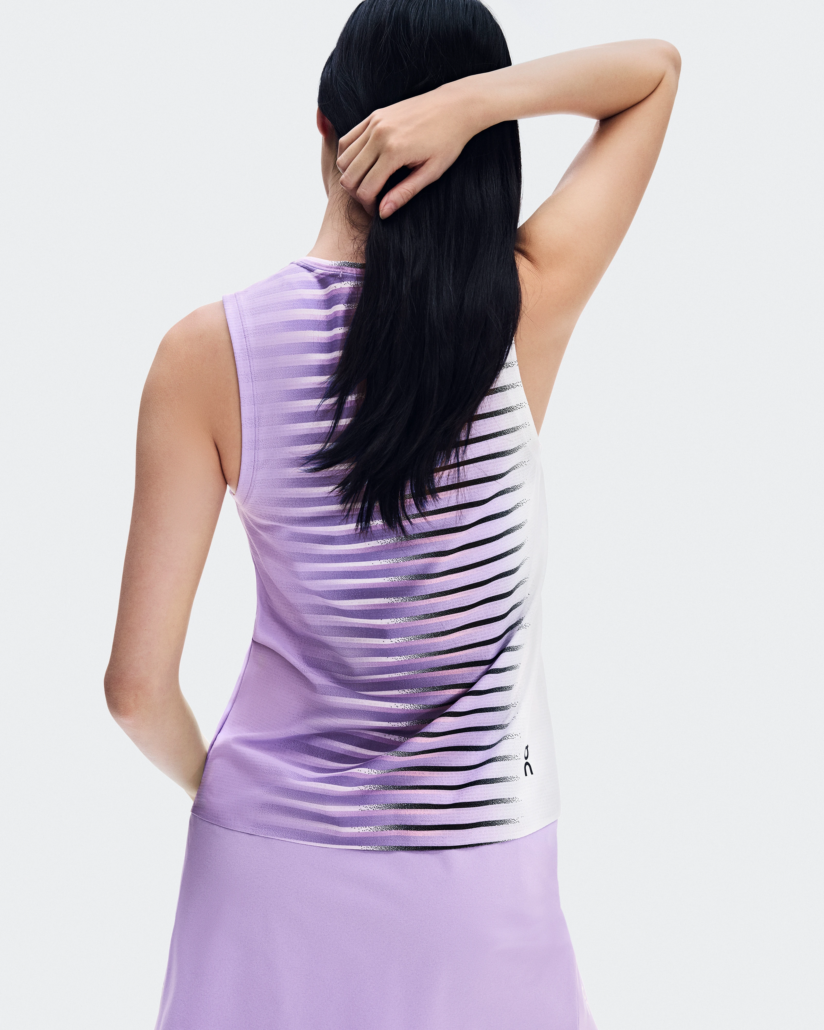 On Court Tank Edge Bloom & White Women Tops and t-shirts