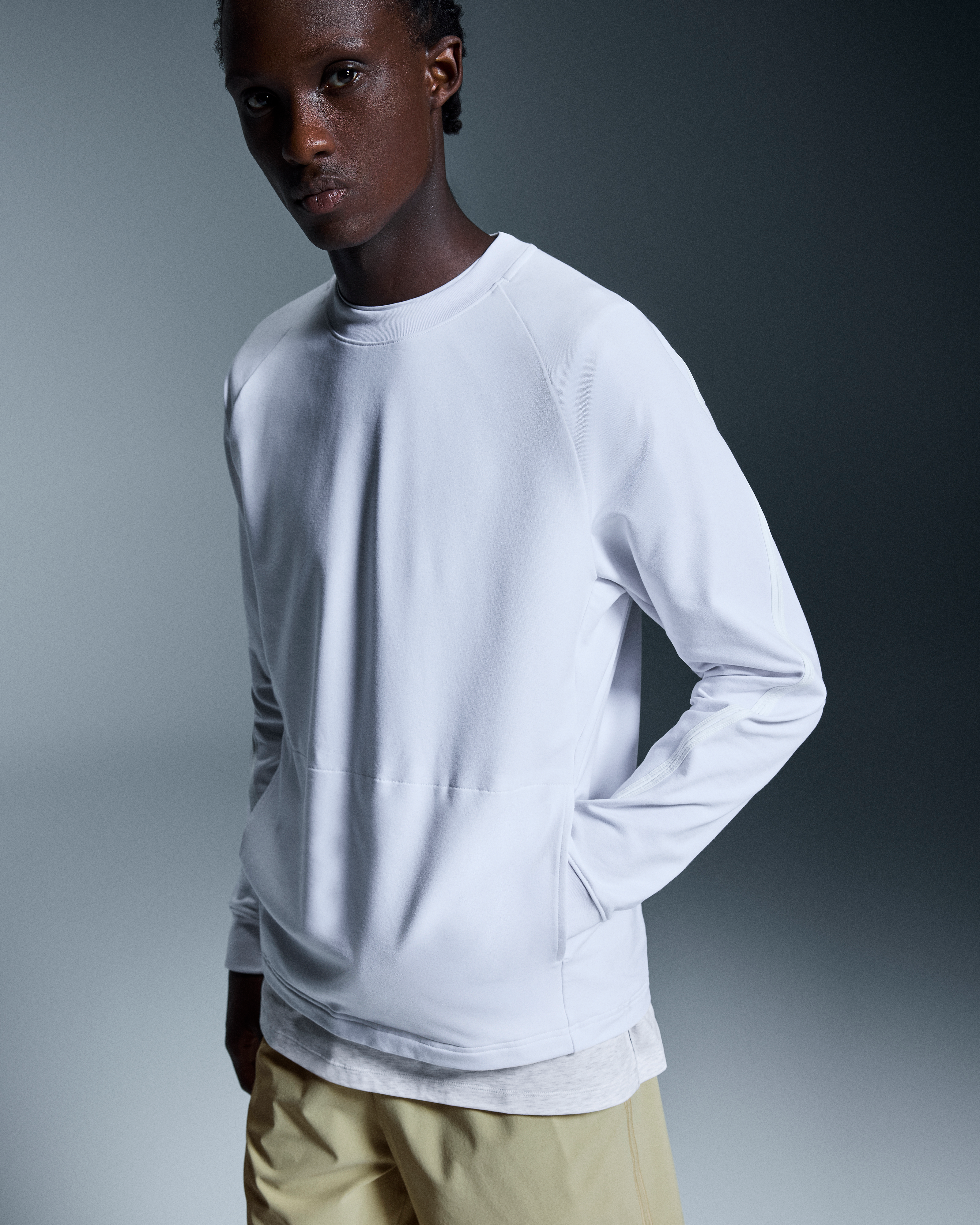 Studio CrewMen / White / L