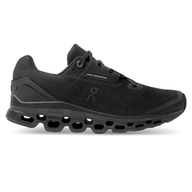 On Cloudstratus Zapatillas de Running para Asfalto Mujer en Black, Talla: 37.5