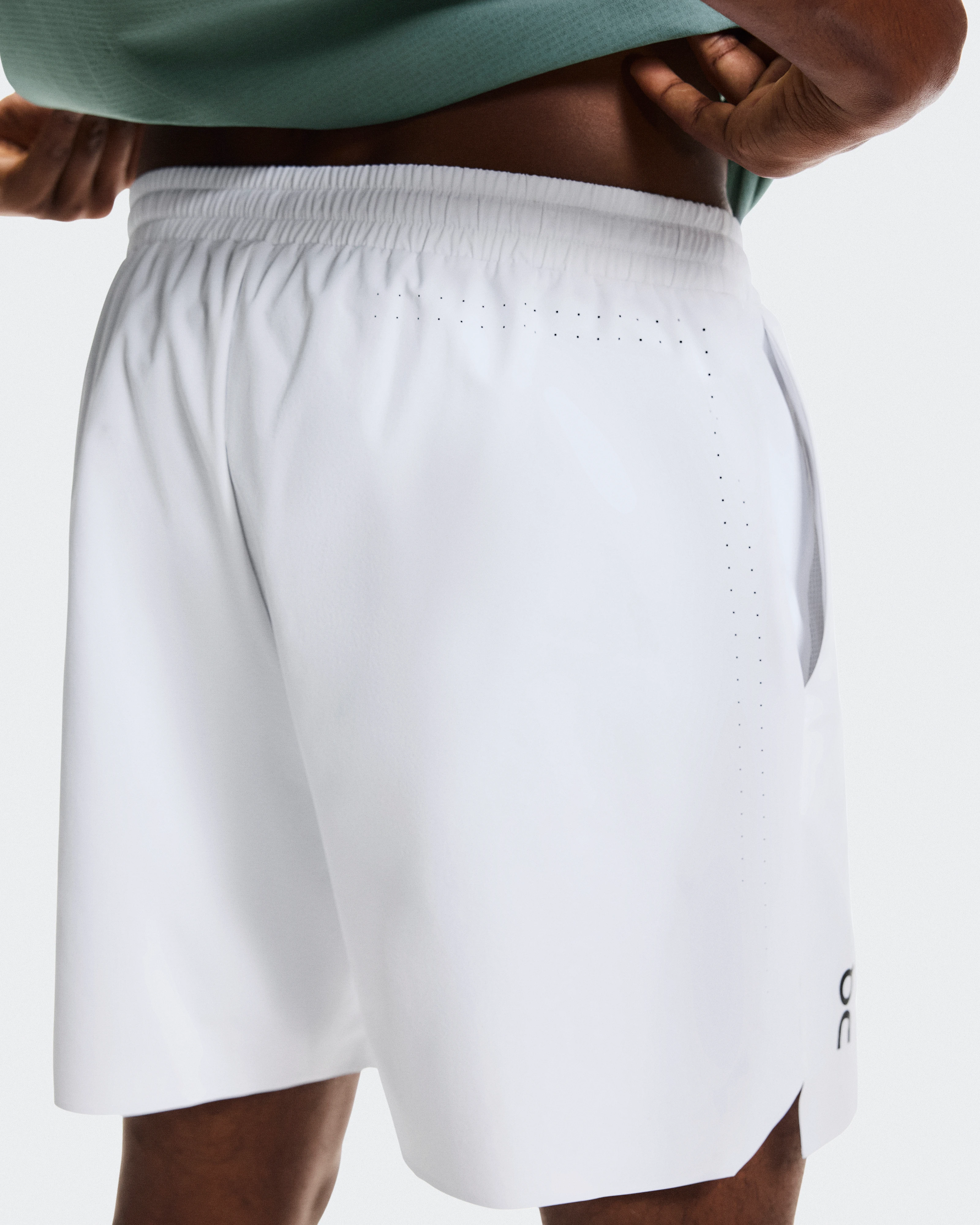 On 5" Court Shorts White Hombre Pantalones cortos