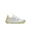 THE ROGER Kids Lifestyle Shoe in White/Limelight