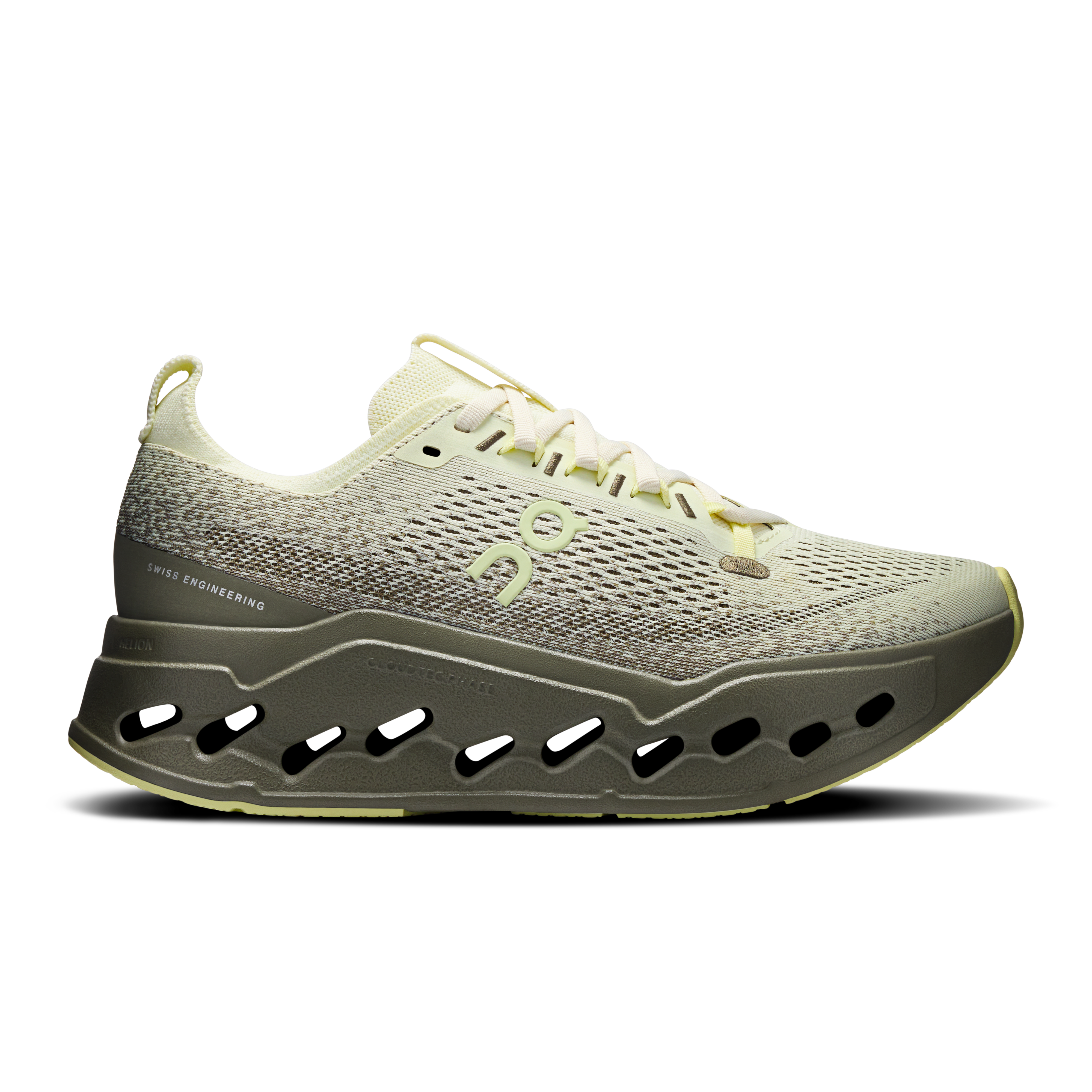 Cloudsurfer Max Road Running Shoe in Seedling/Olive