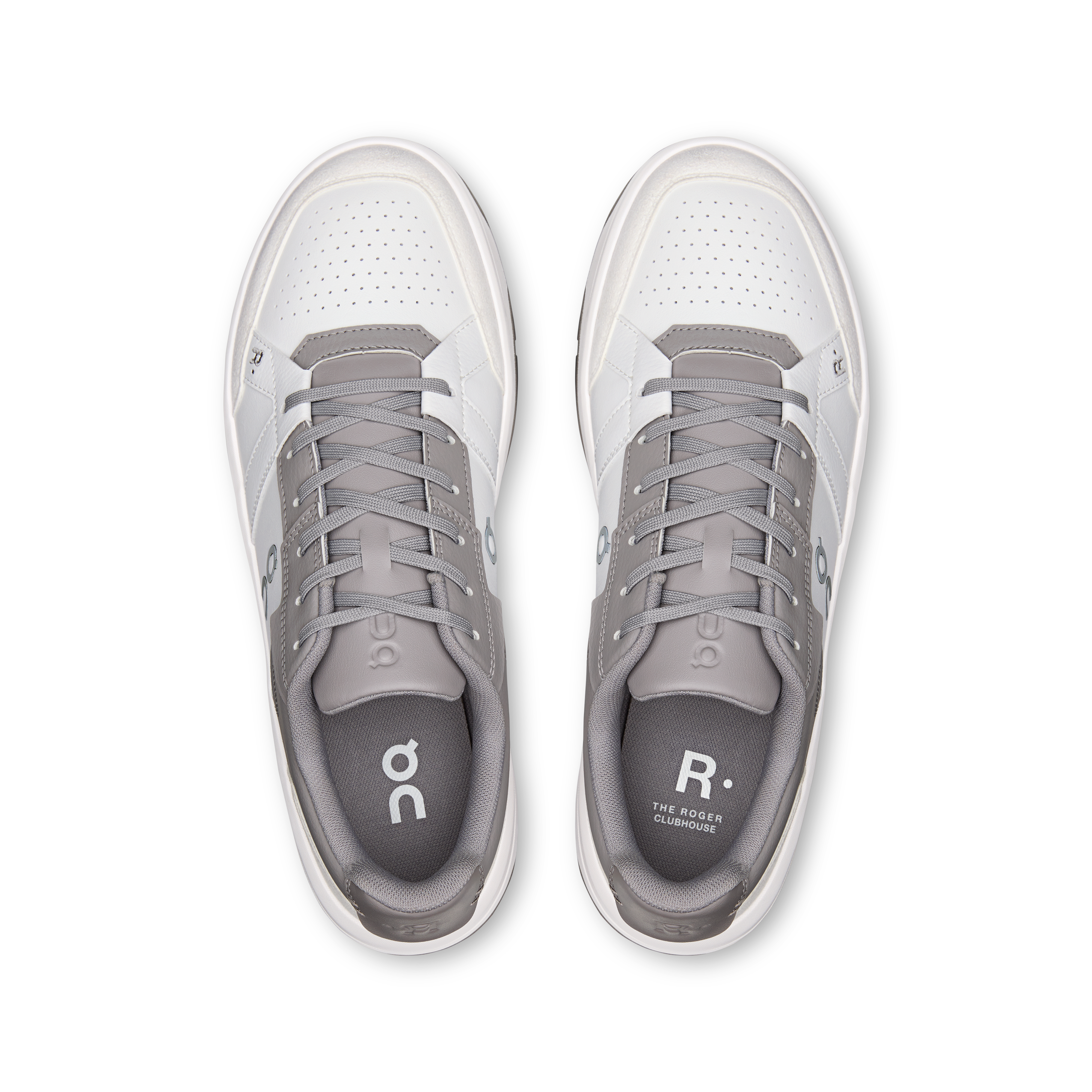 On THE ROGER Clubhouse White & Ore Men Tennis Shoes