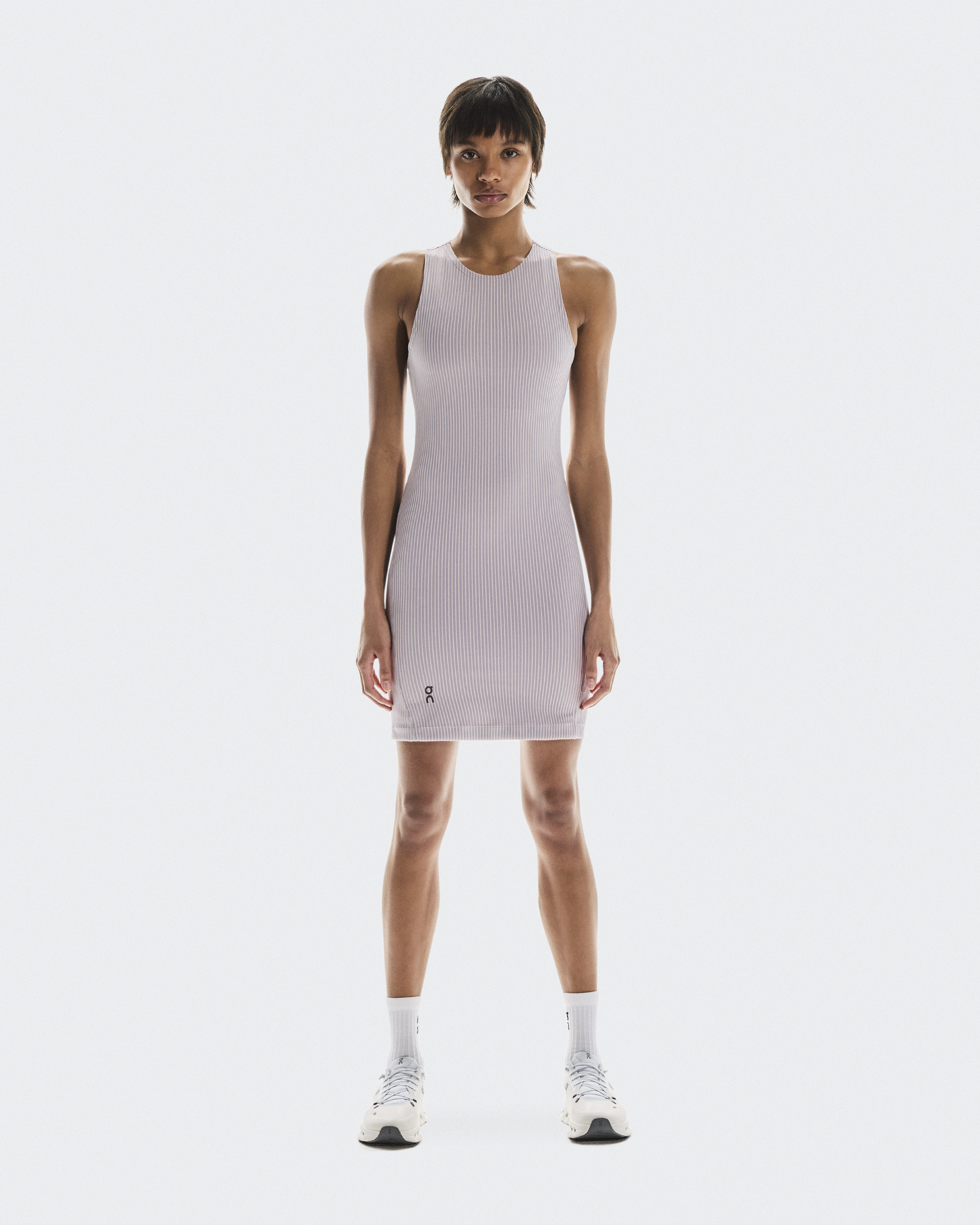 On All-Day Ribbed Dress para Mujer en Orchid/Lilac, Talla: Small