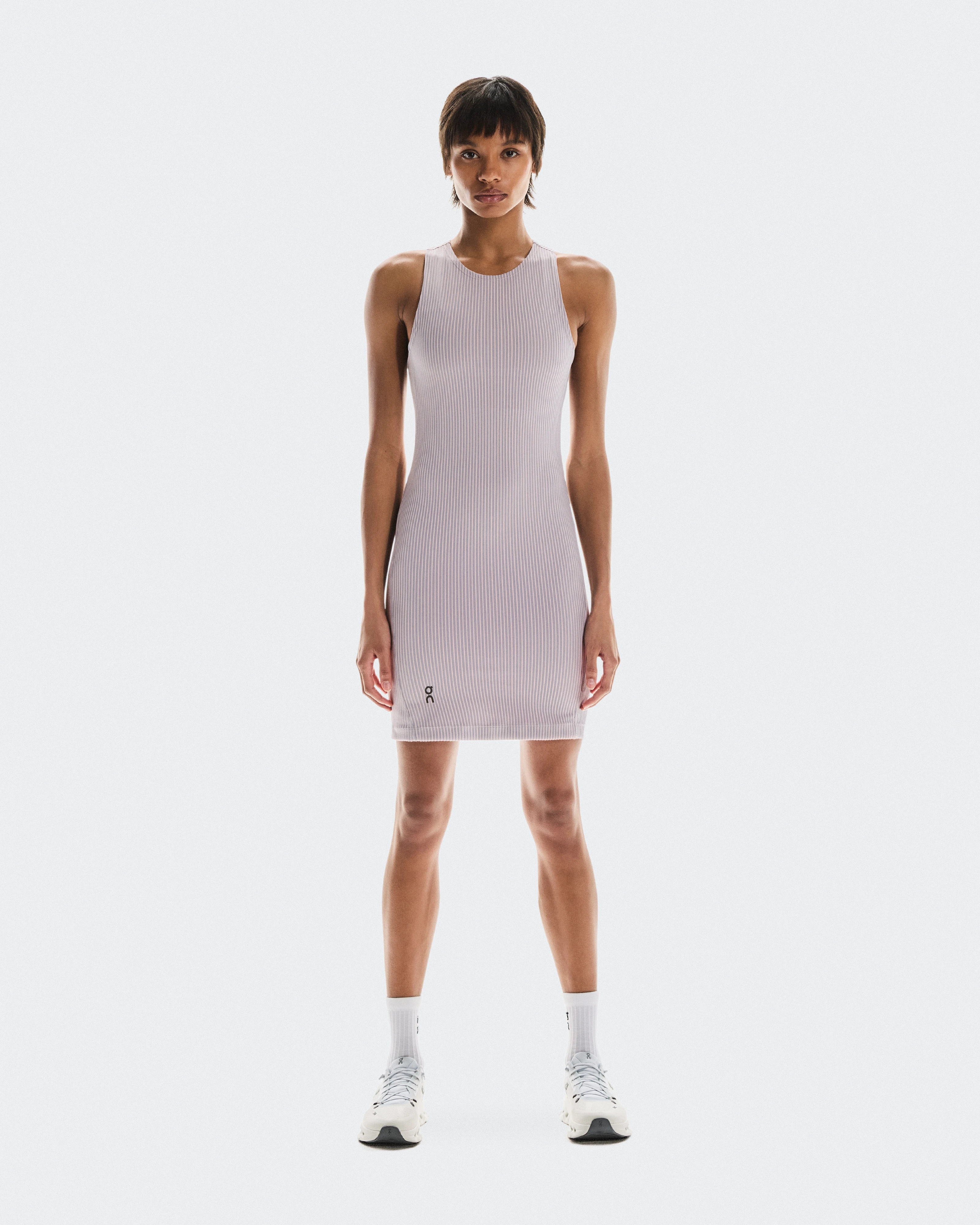 On All-Day Ribbed Dress Orchid & Lilac Women Dresses