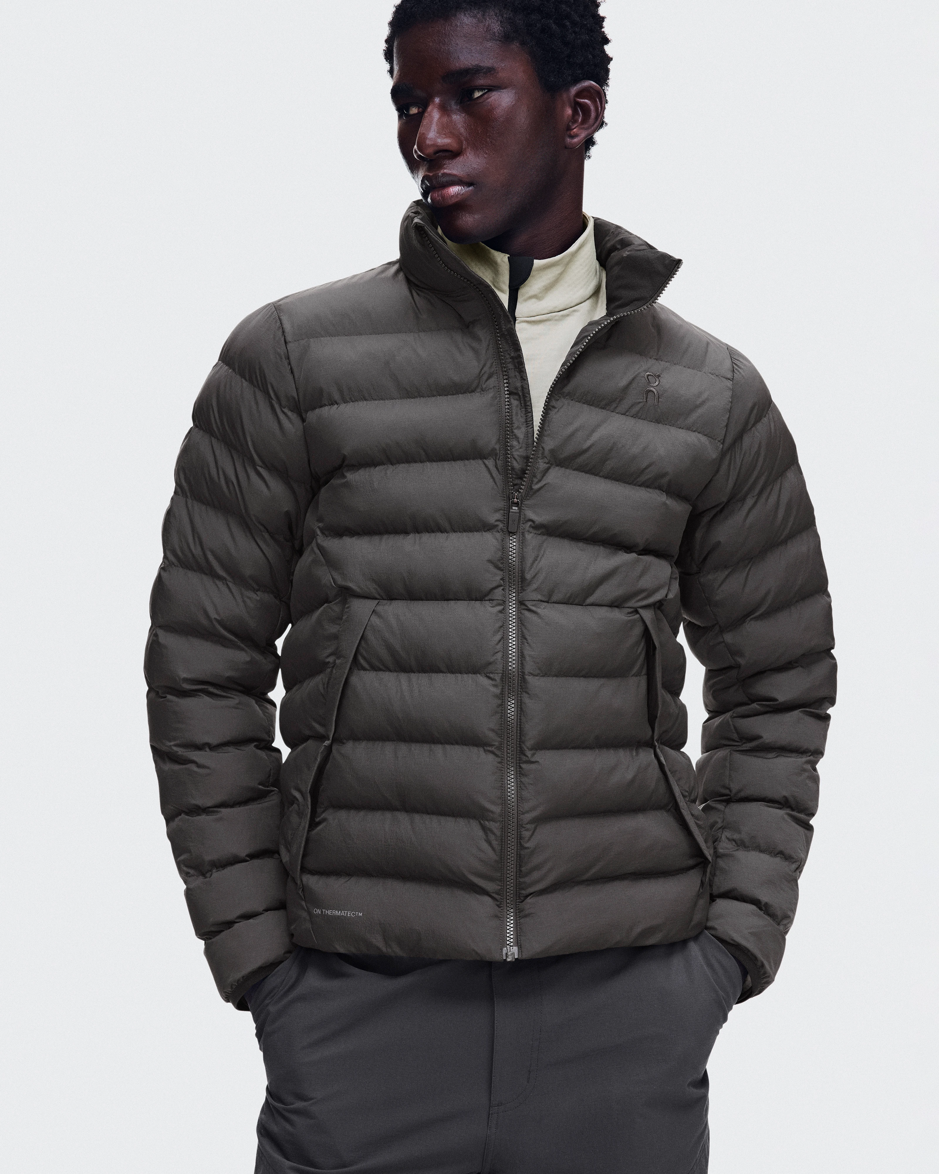 On Ascent Puffer Jacket Espresso Men Jackets
