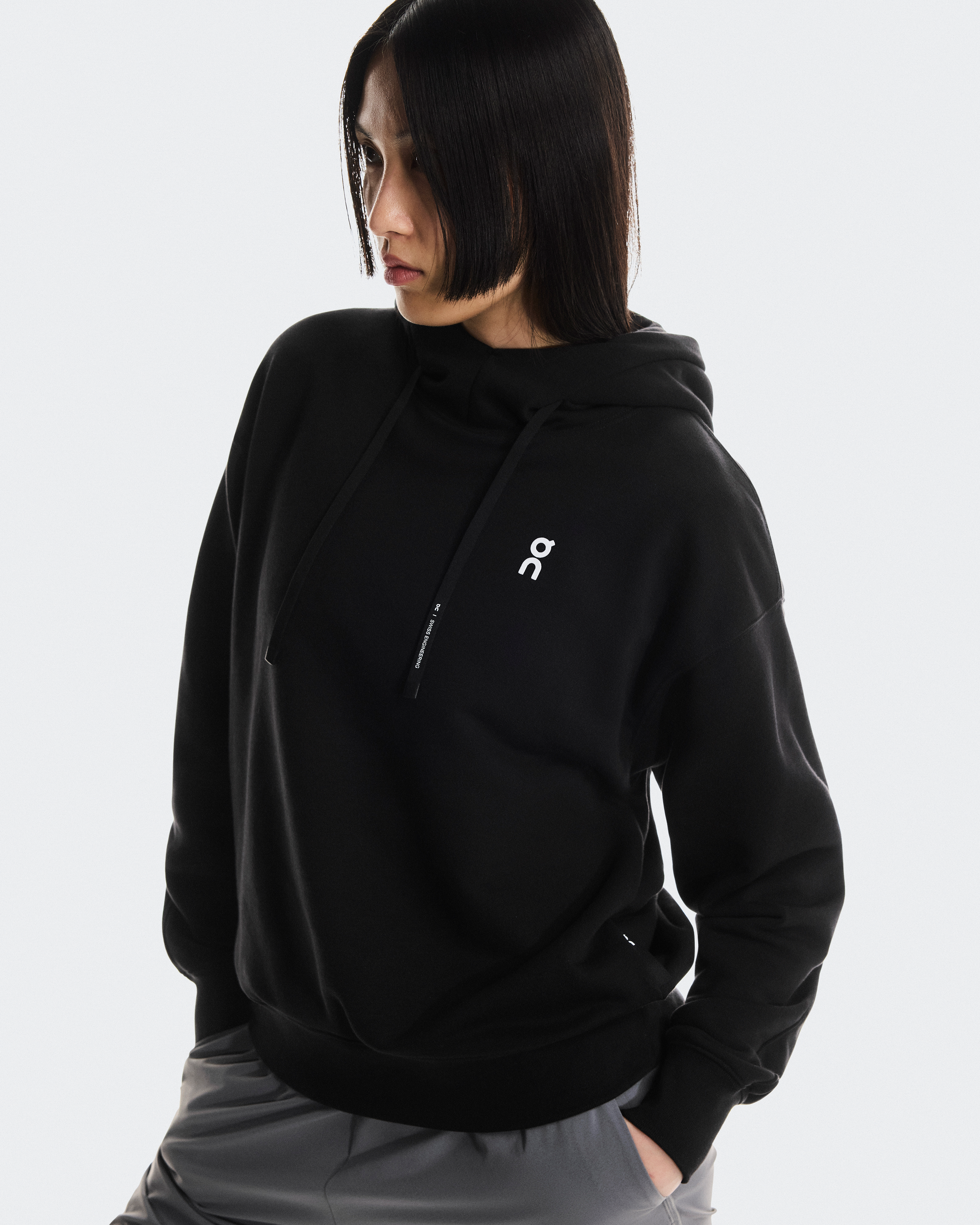 Club Hoodie GraphicWomen / Black | Olive / L