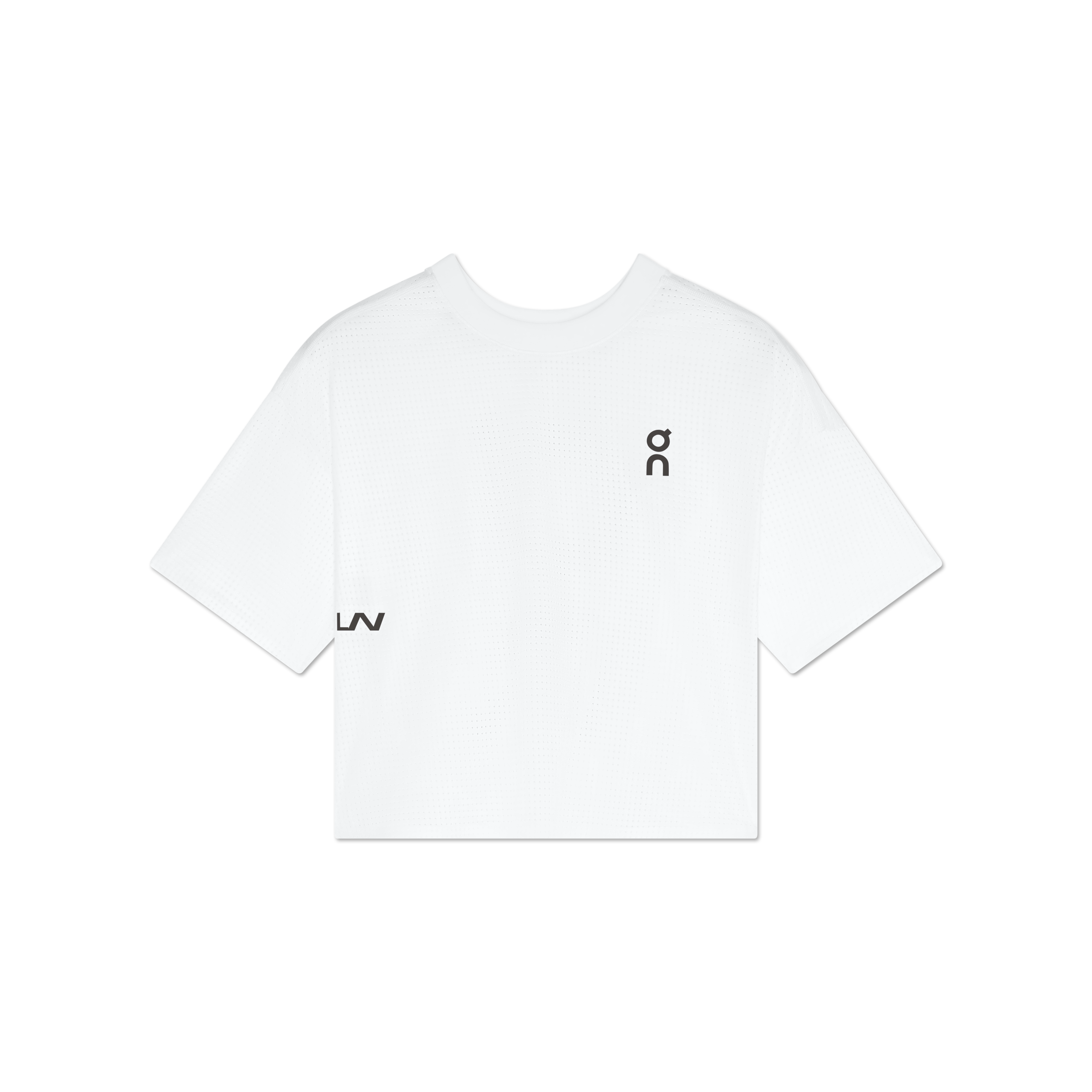 Cropped Run-T LN1 Shirt in White