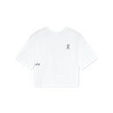Cropped Run-T LN1 Shirt in White