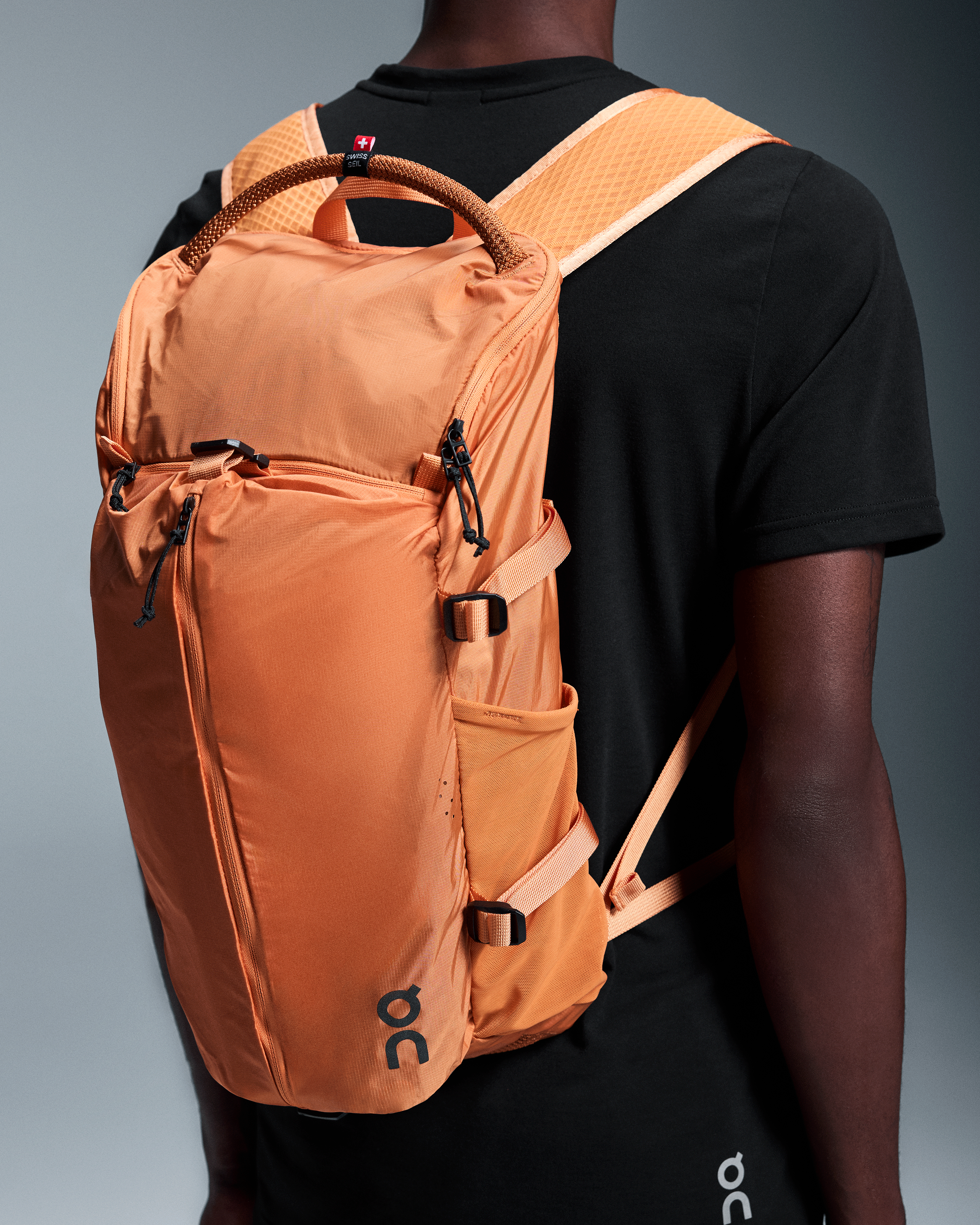 Minimalist on sale Backpack in the maximalist Orange Delight design series, meets your everyday needs for school gym yoga travel with inside pocket.