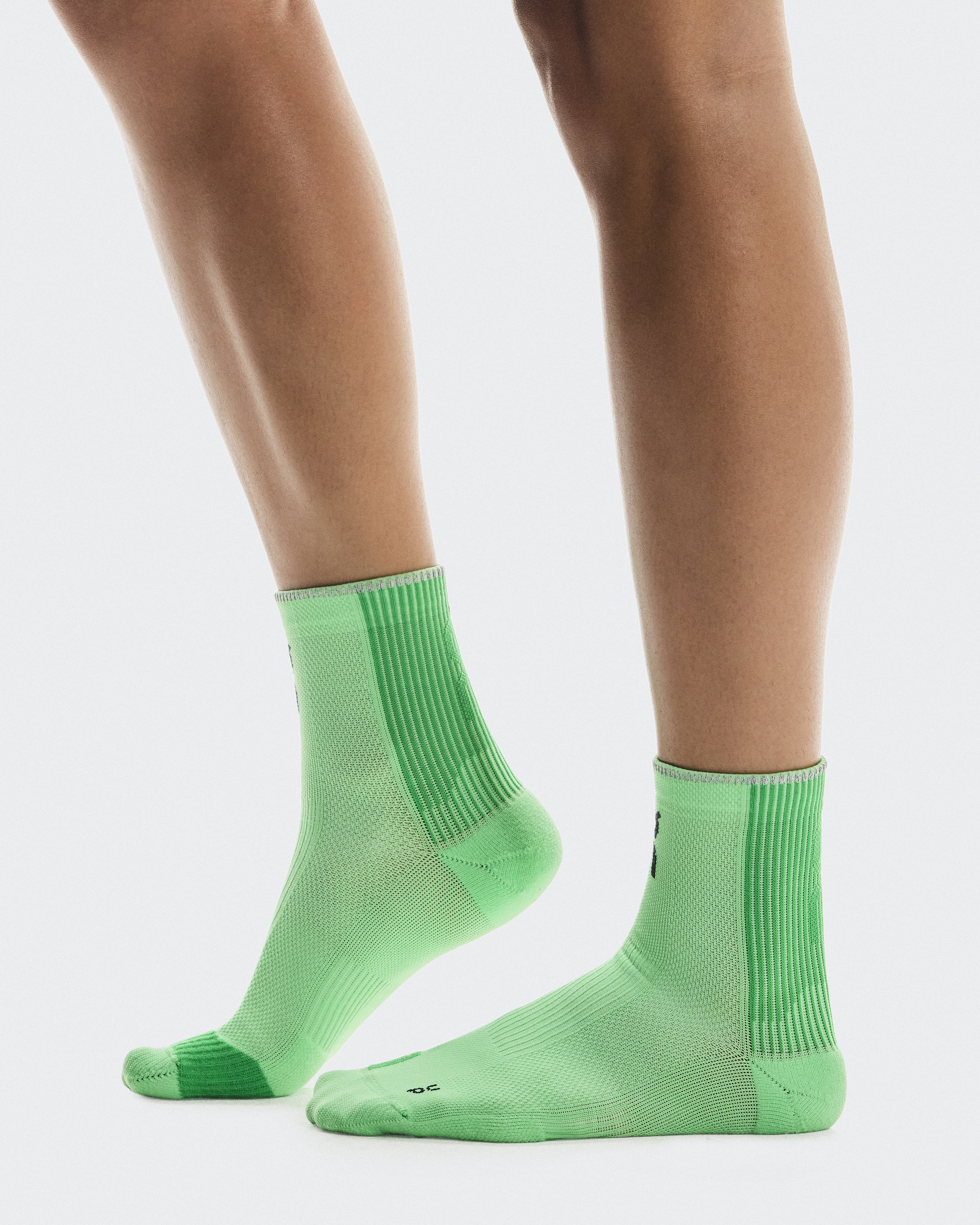 Performance Run Sock Mid | Green | On Czech Republic