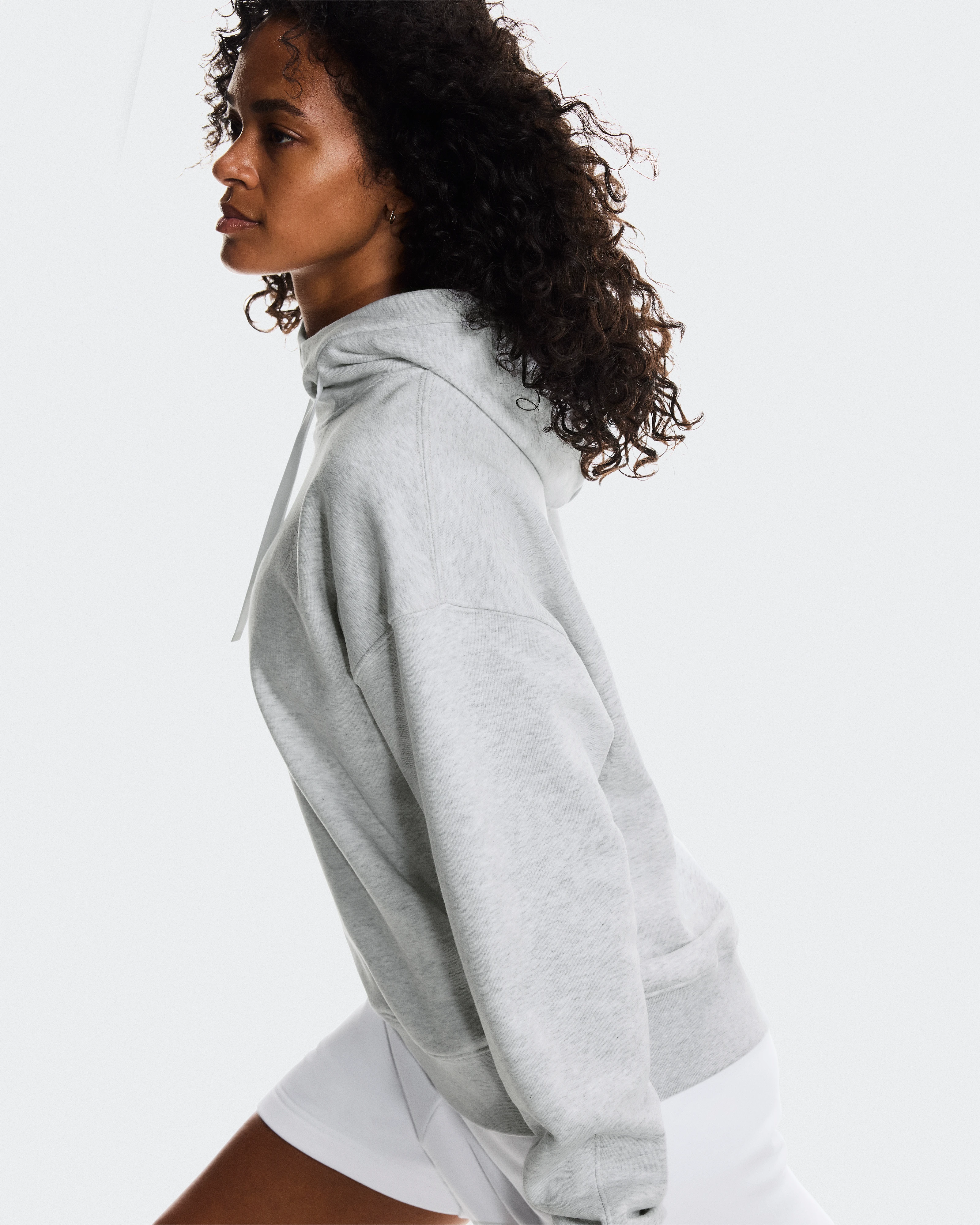 On Club Hoodie Smash Grey Heather Women Hoodies and sweatshirts
