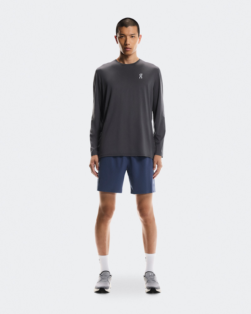 On Men's Focus Shorts in Acai, Size: Medium, Polyester