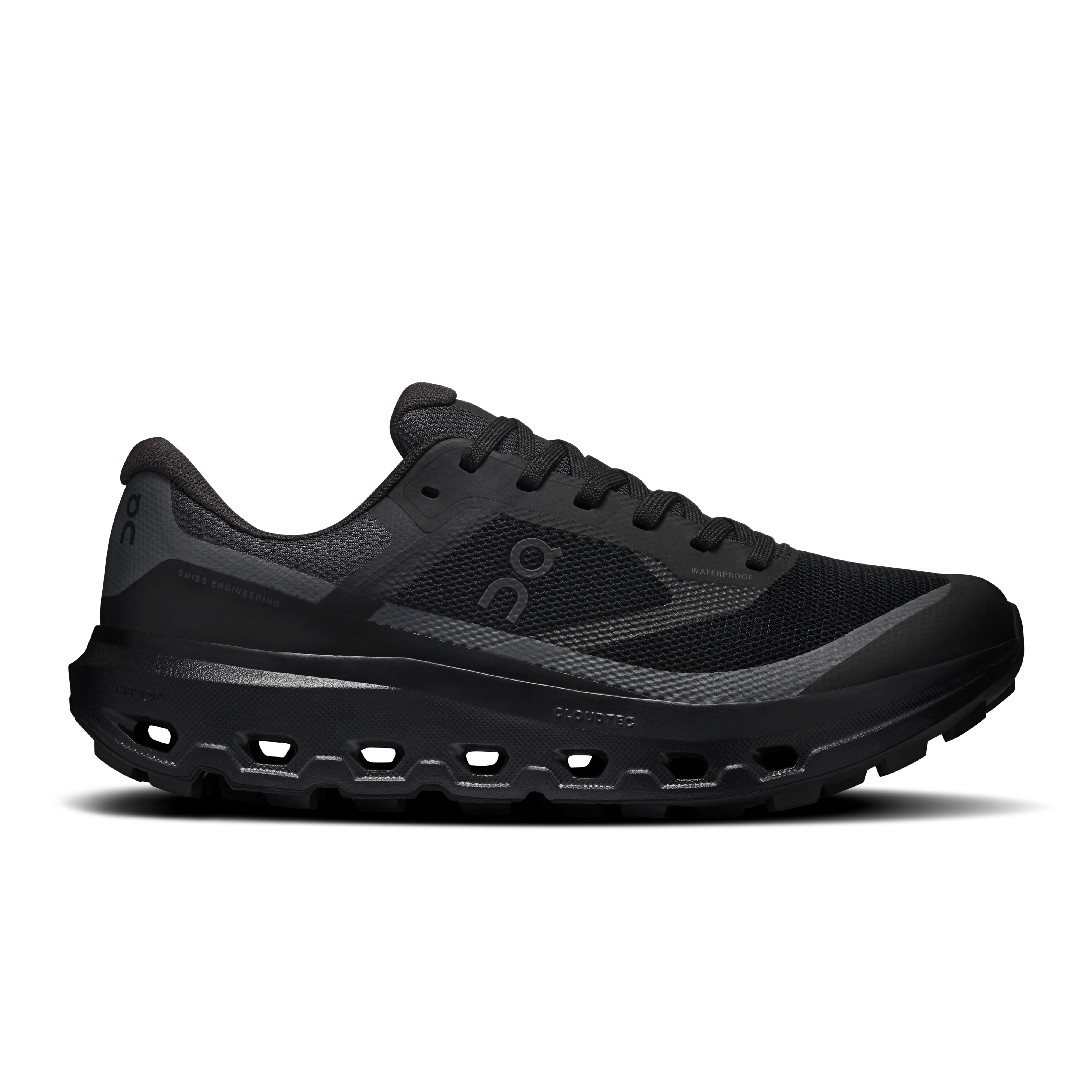 Cloudvista 3 Waterproof Trail Running Shoe in Black/Black