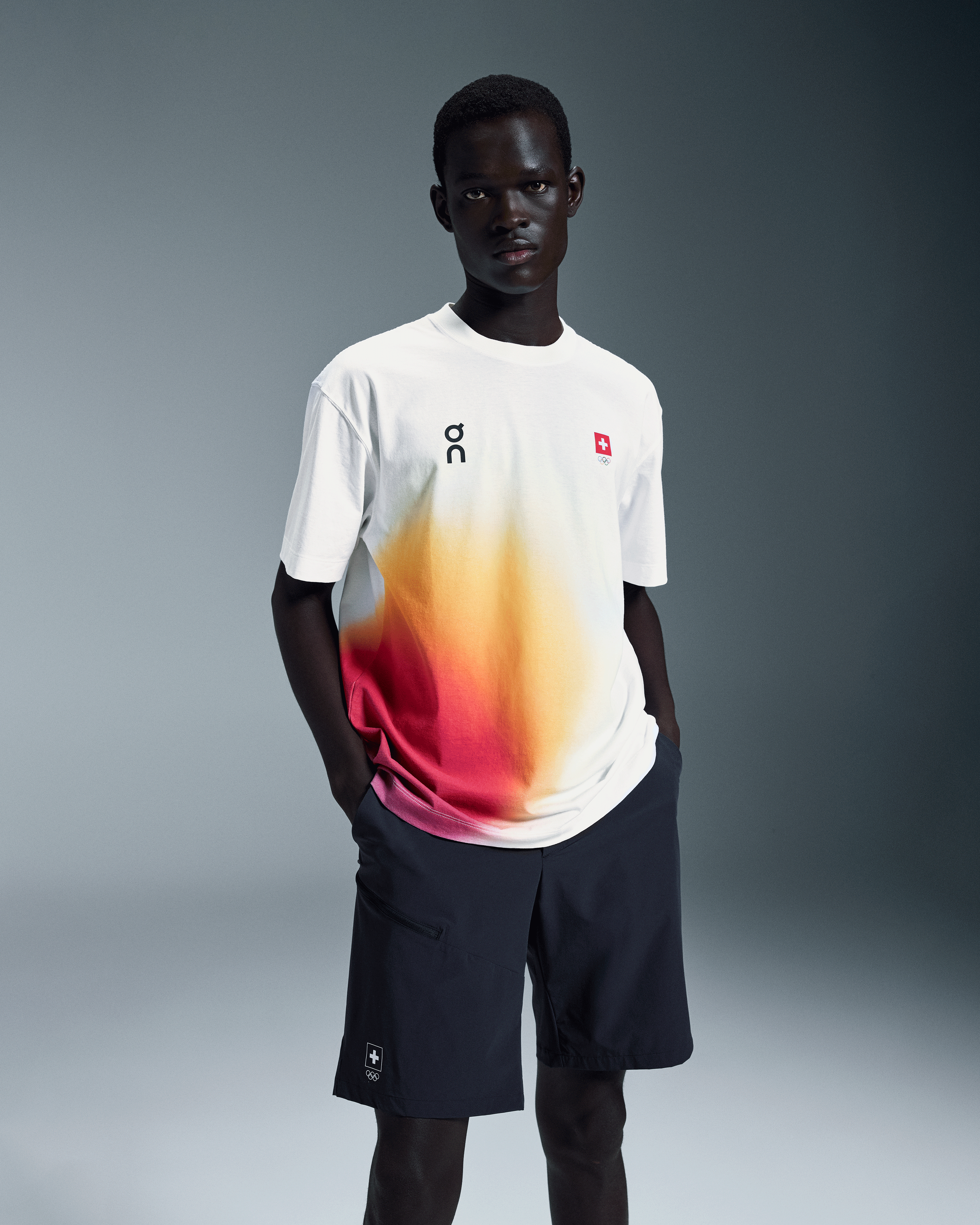 On Swiss Olympic Trek Shorts Ink Men Shorts