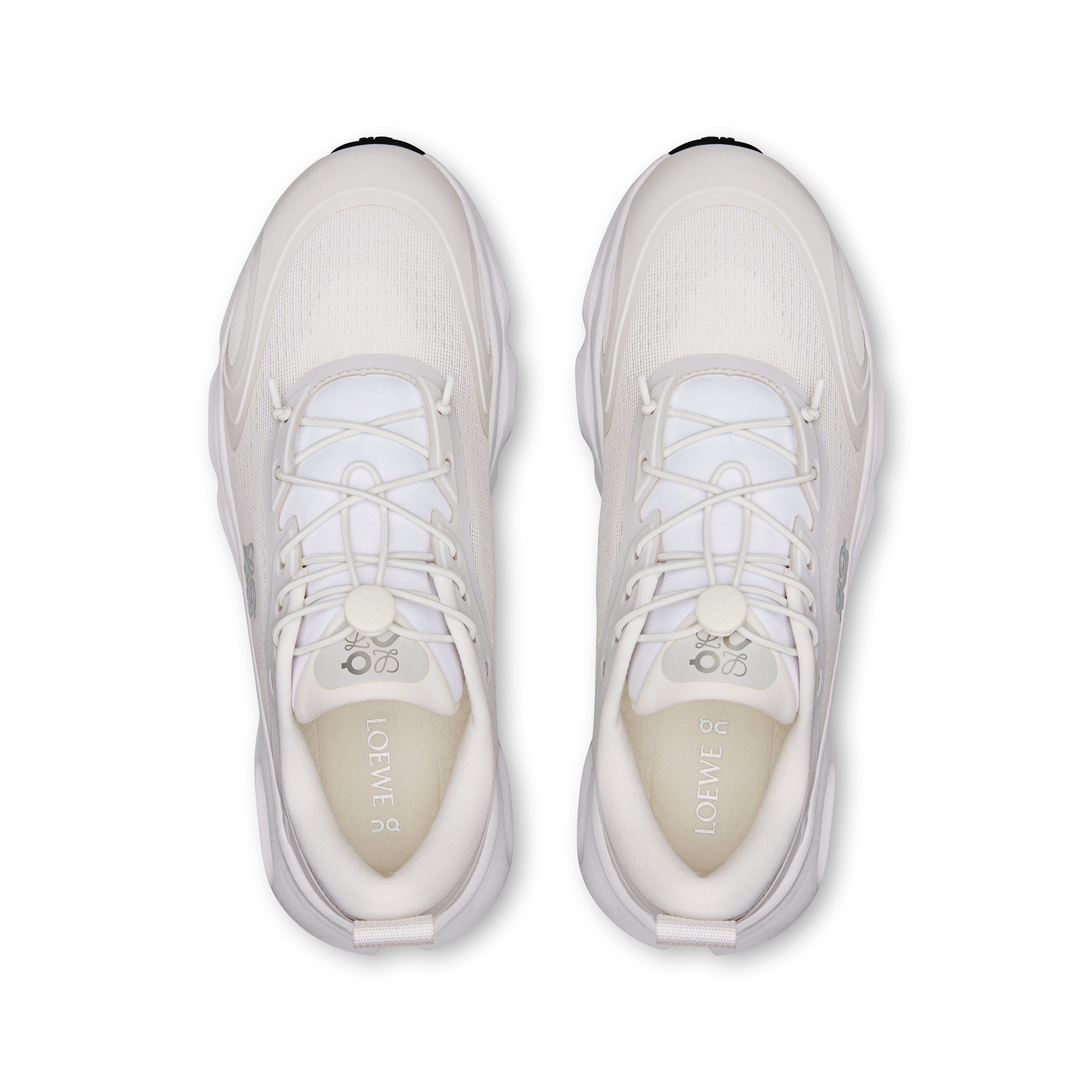 On Cloudsolo LOEWE White & Light Grey Women Shoes