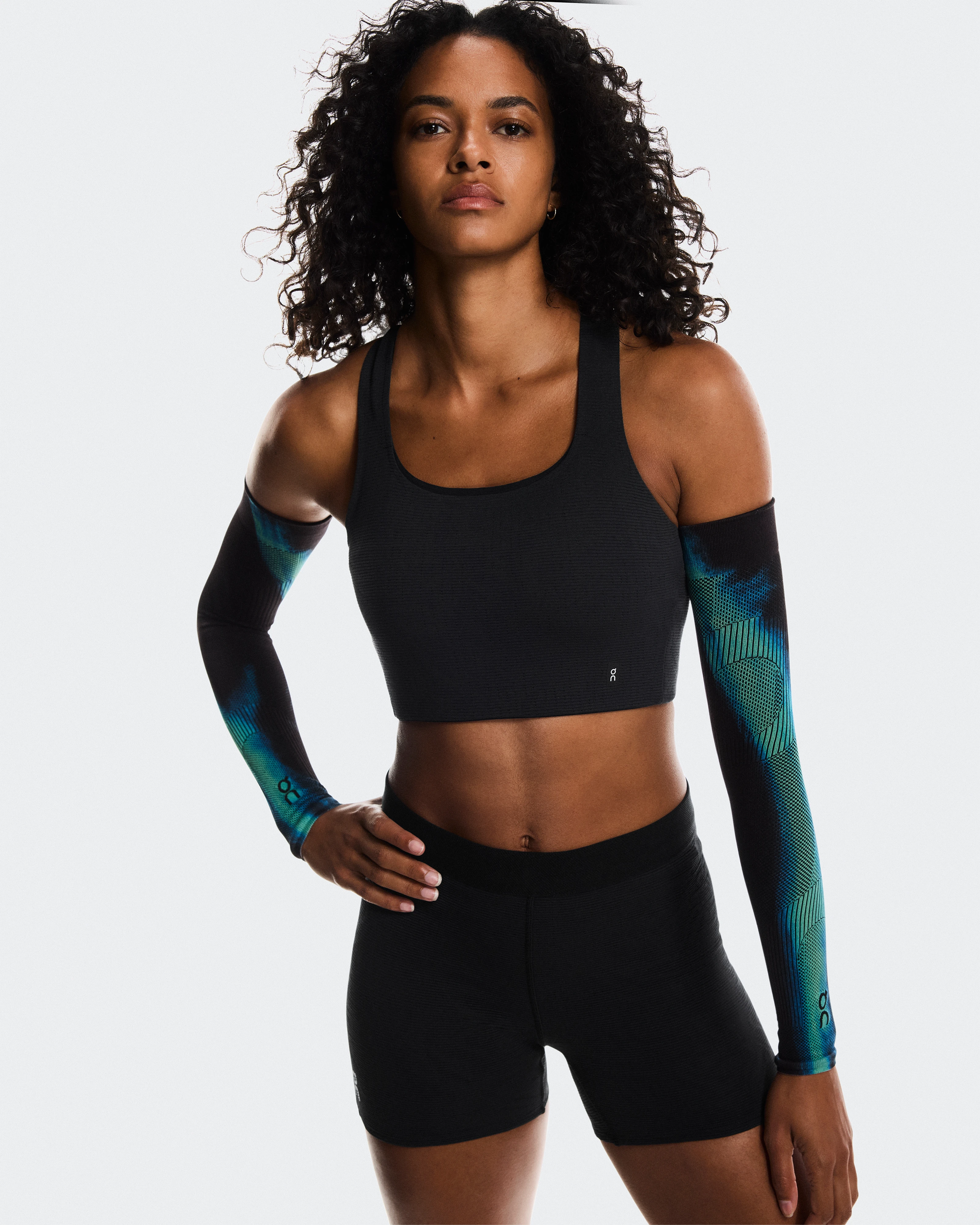 On Pace Arm Sleeves Black & Horizon Unisex Arm sleeves