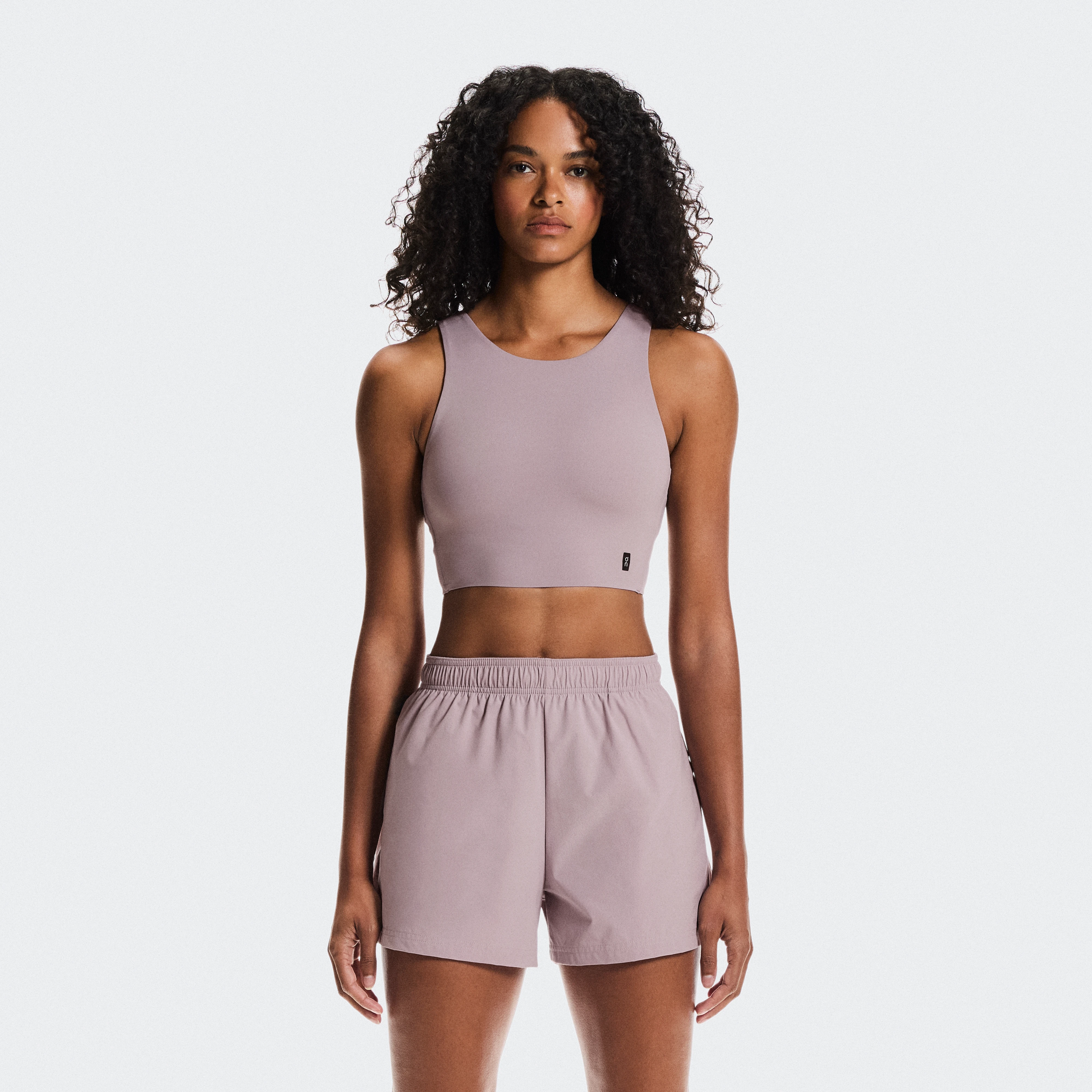 On Core 2-in-1 Crop Blue Women Women – Mixed sports, versatile, added support Tops and t-shirts