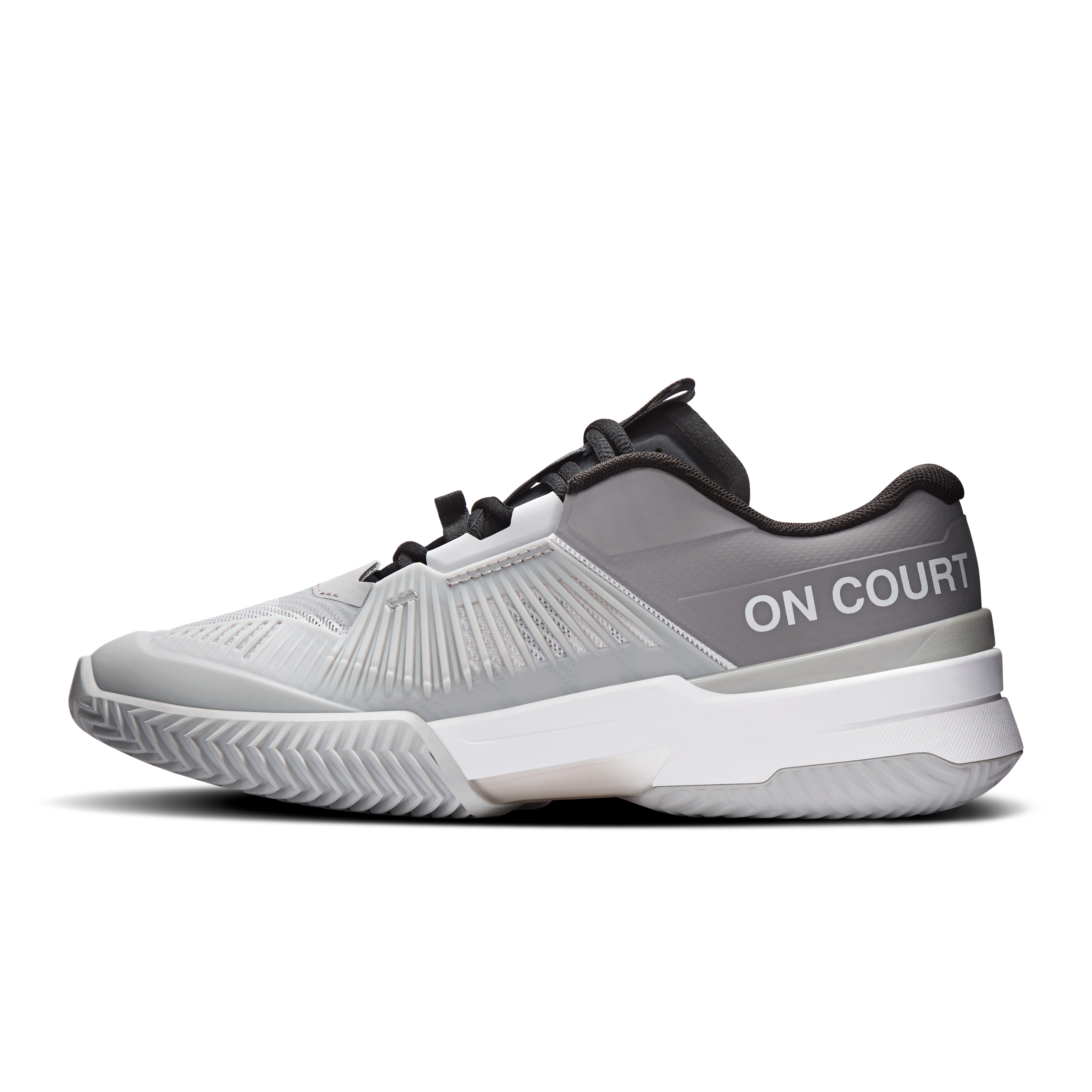 On THE ROGER Pro Fire Clay Glacier & Black Women Tennis Shoes