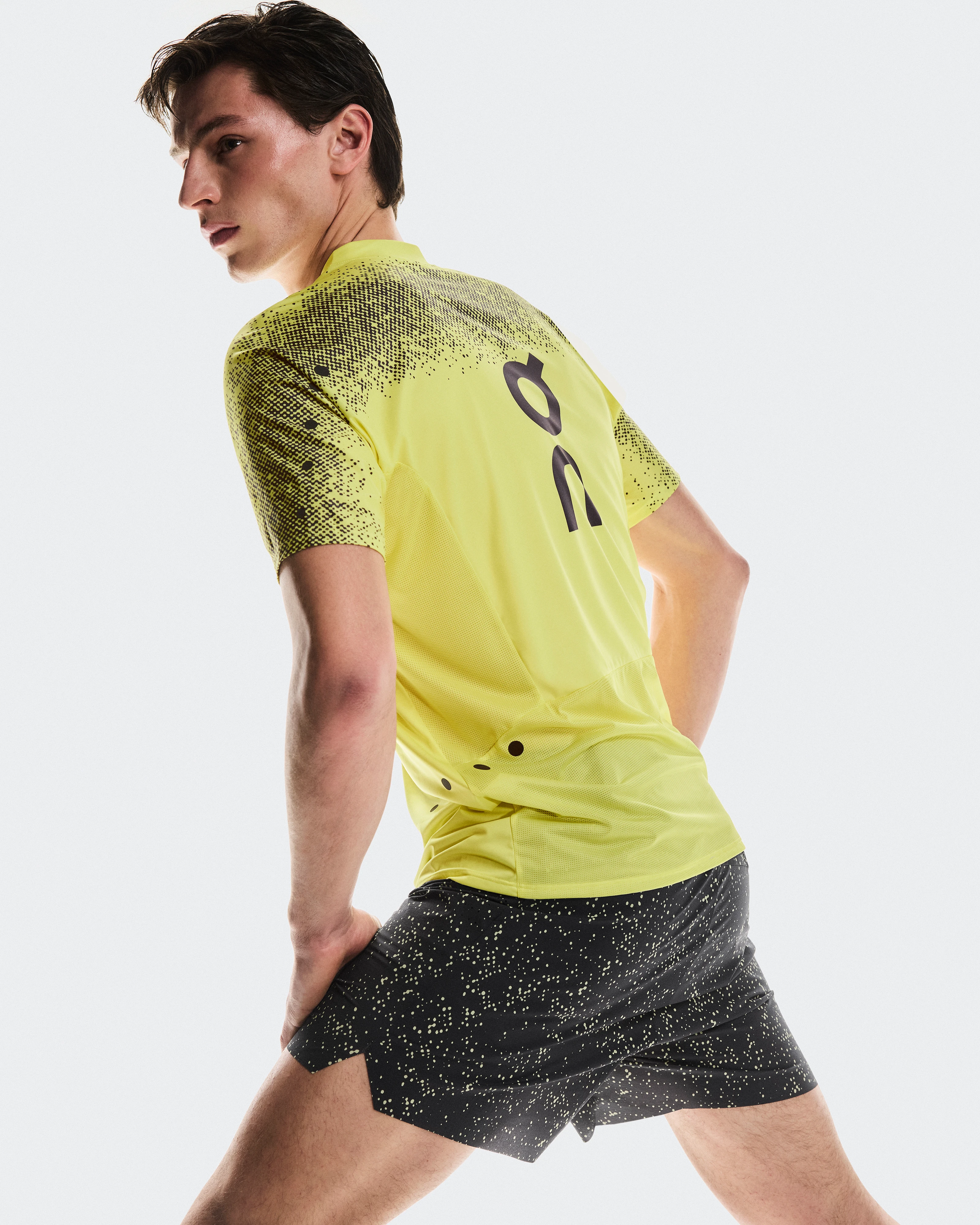 On Ultra-T Limelight & Grey Men Tops and t-shirts