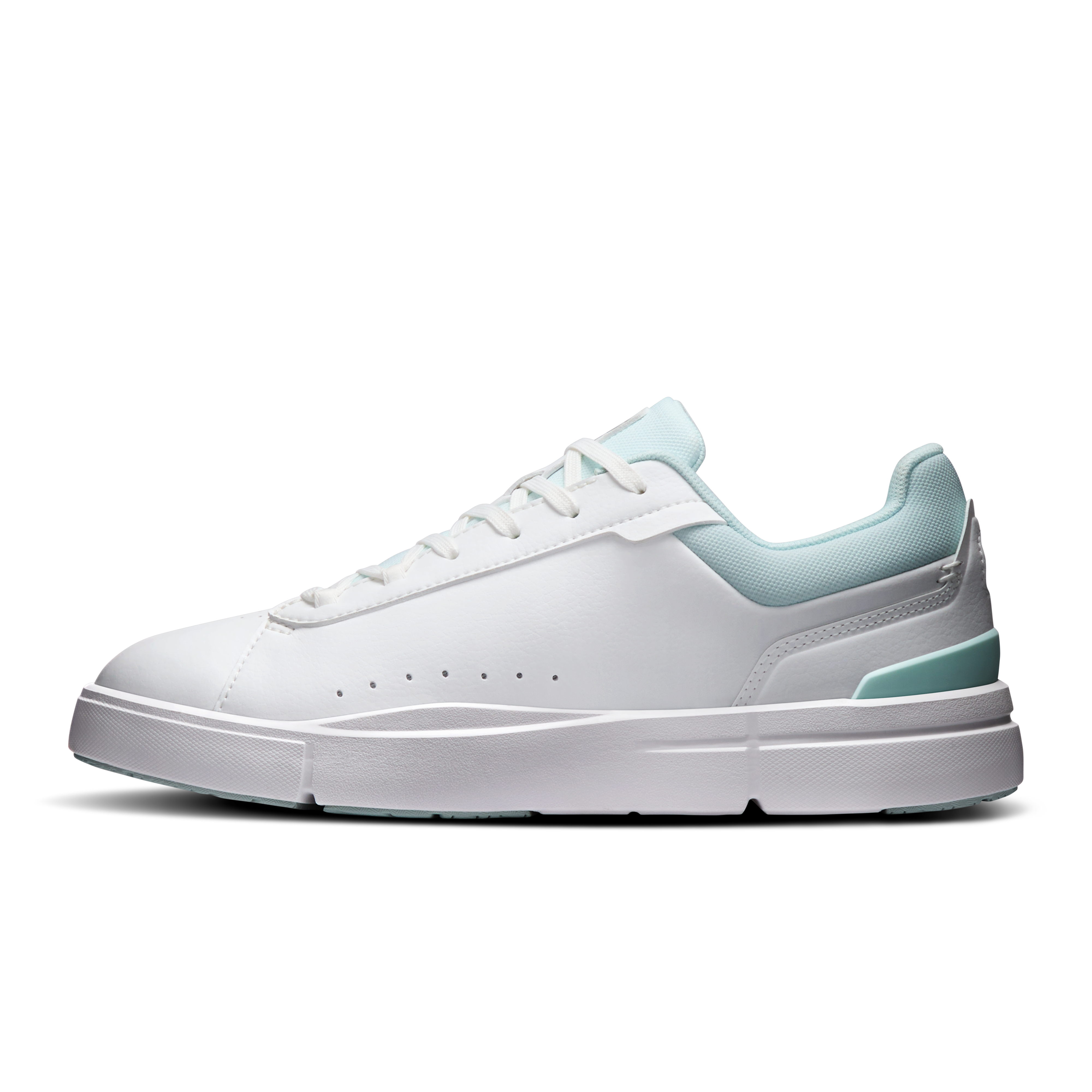 On THE ROGER Advantage White & Flurry Women – All-day, tennis-inspired, classic style Shoes