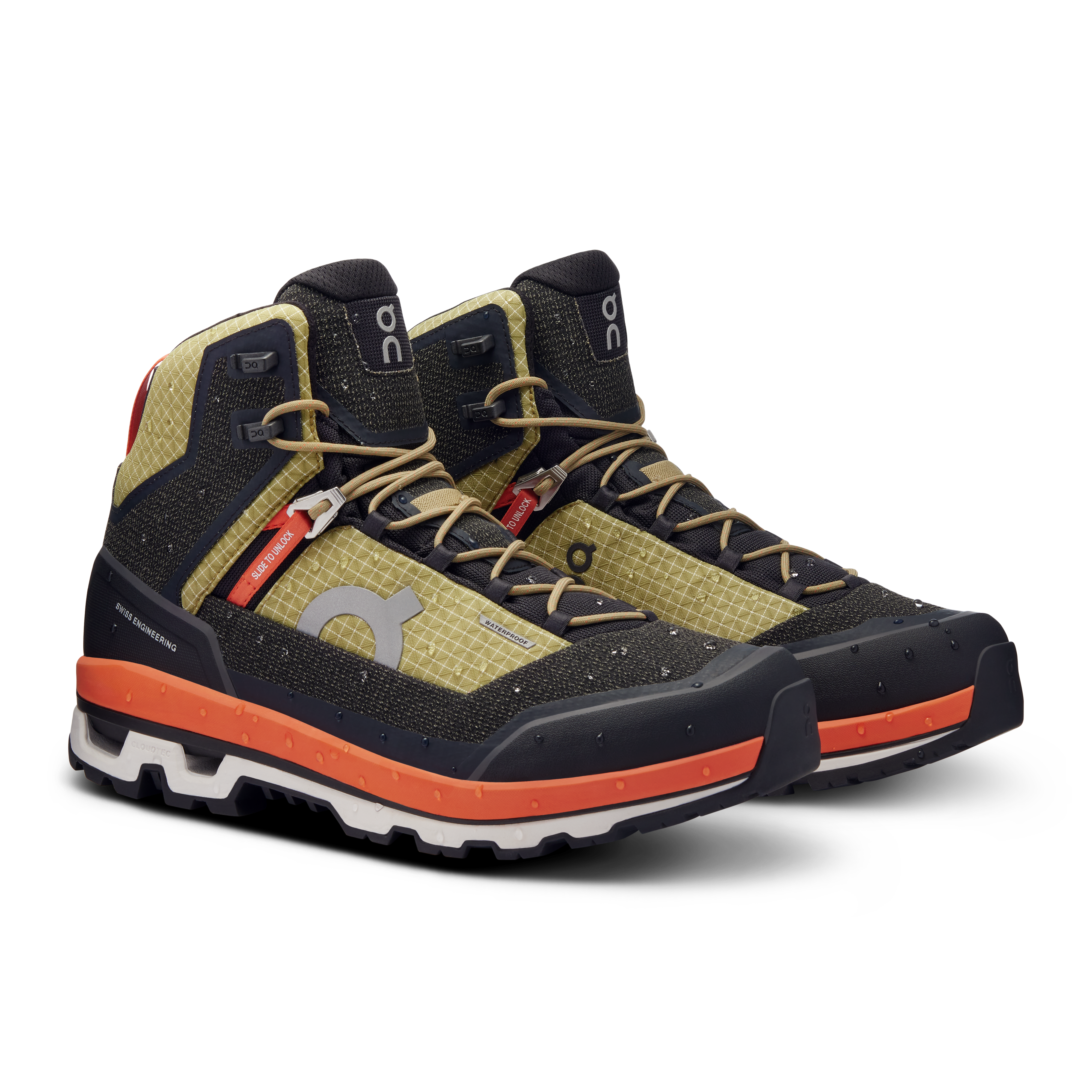 On Cloudalpine Waterproof Safari & Black Men Hiking Shoes