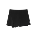 Court Skirt Side Pleat in Black