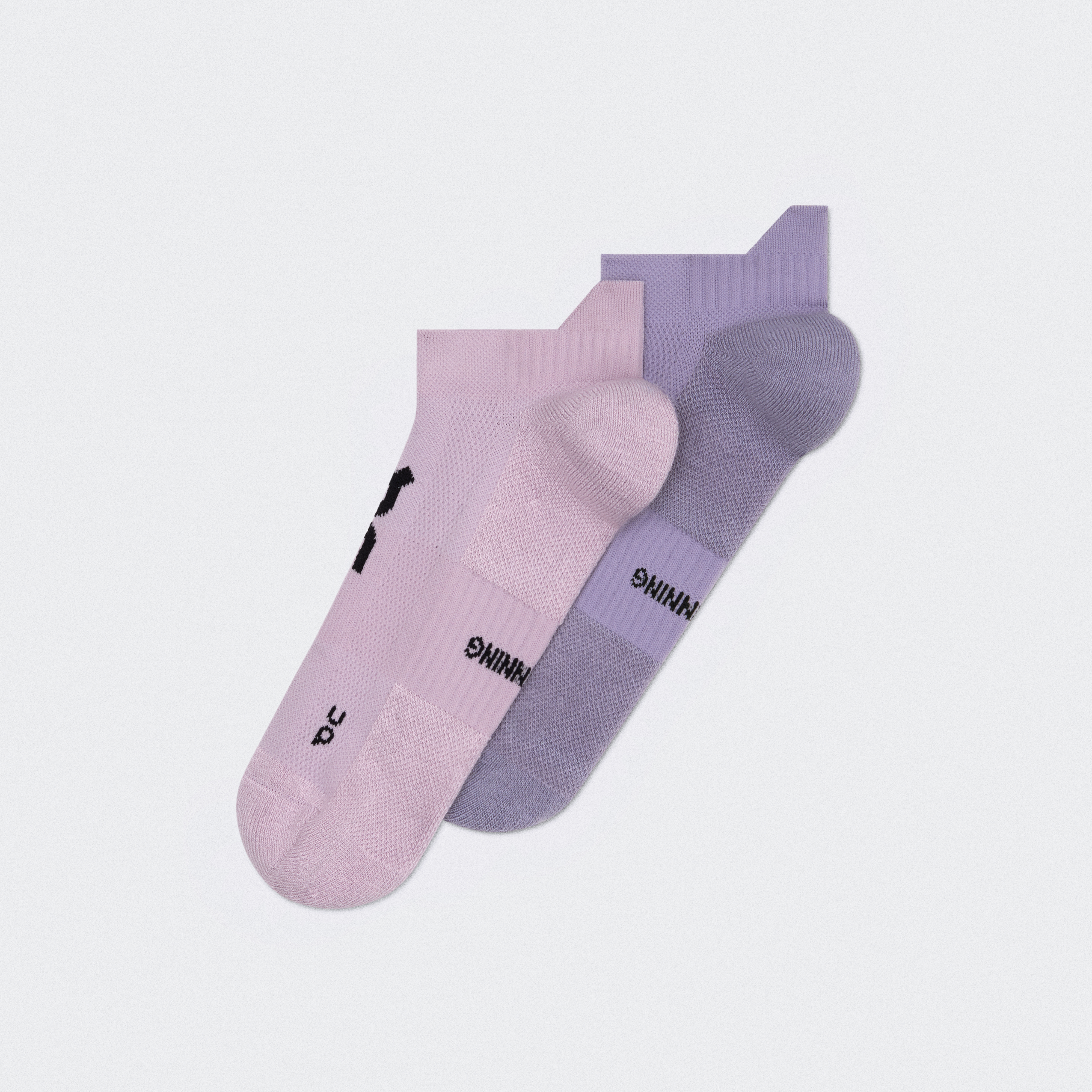Core Run Sock Low 2P in Foxglove/Mallow